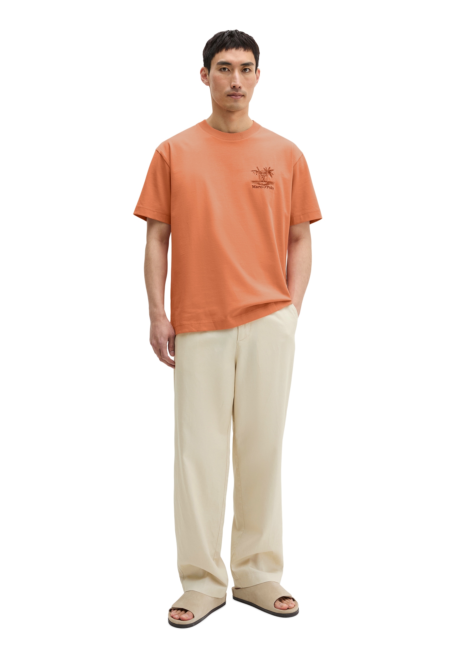 Marc O'Polo T-Shirt loose aus Bio-Baumwolle