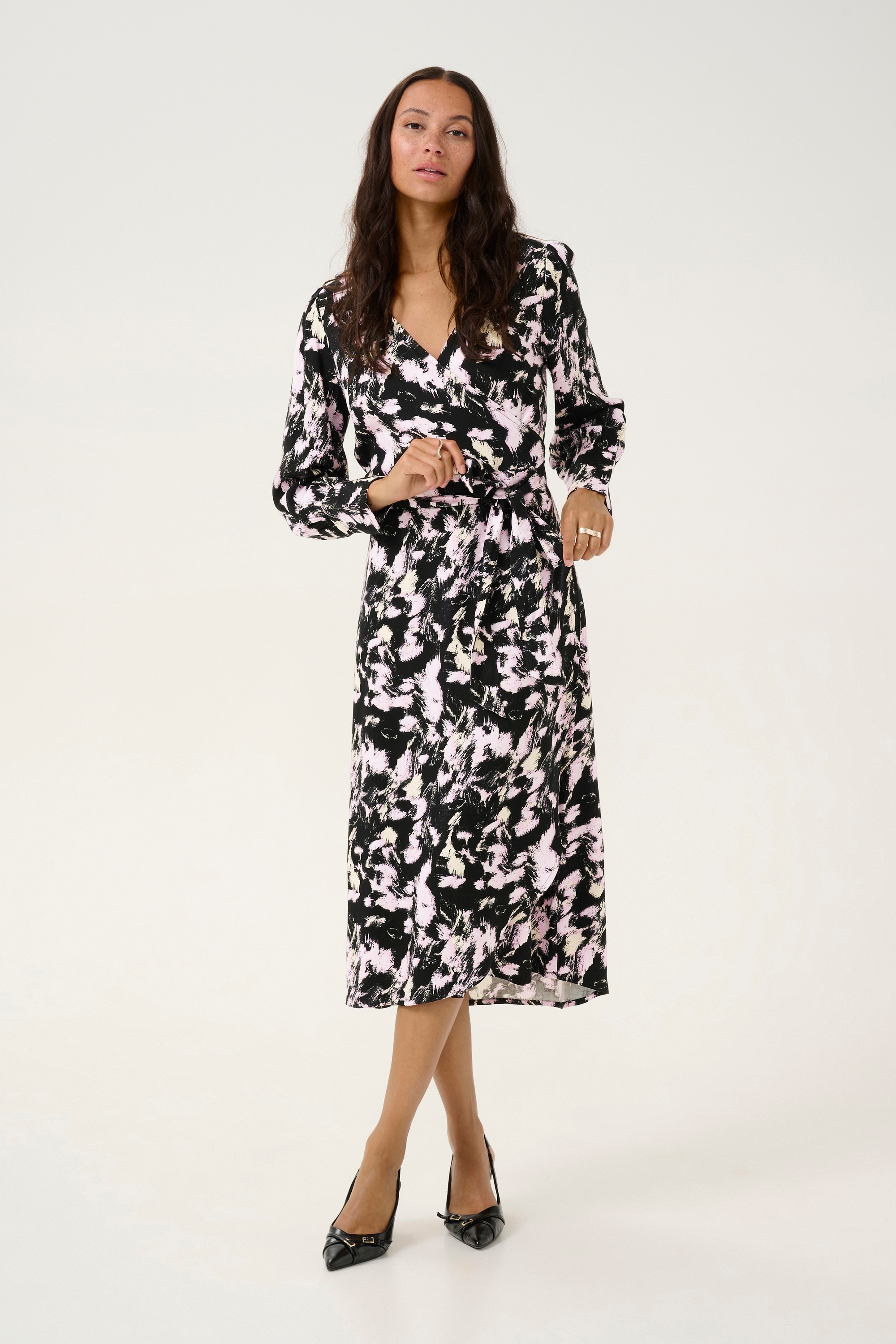 KAFFE Midikleid »Damen Kleid KAlura«