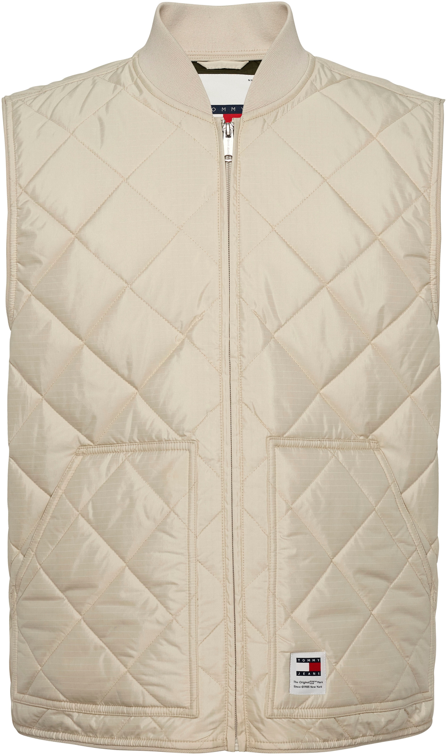 Tommy Jeans Steppweste »TJM REG ENTRY VEST« mit modischem Rautenmuster