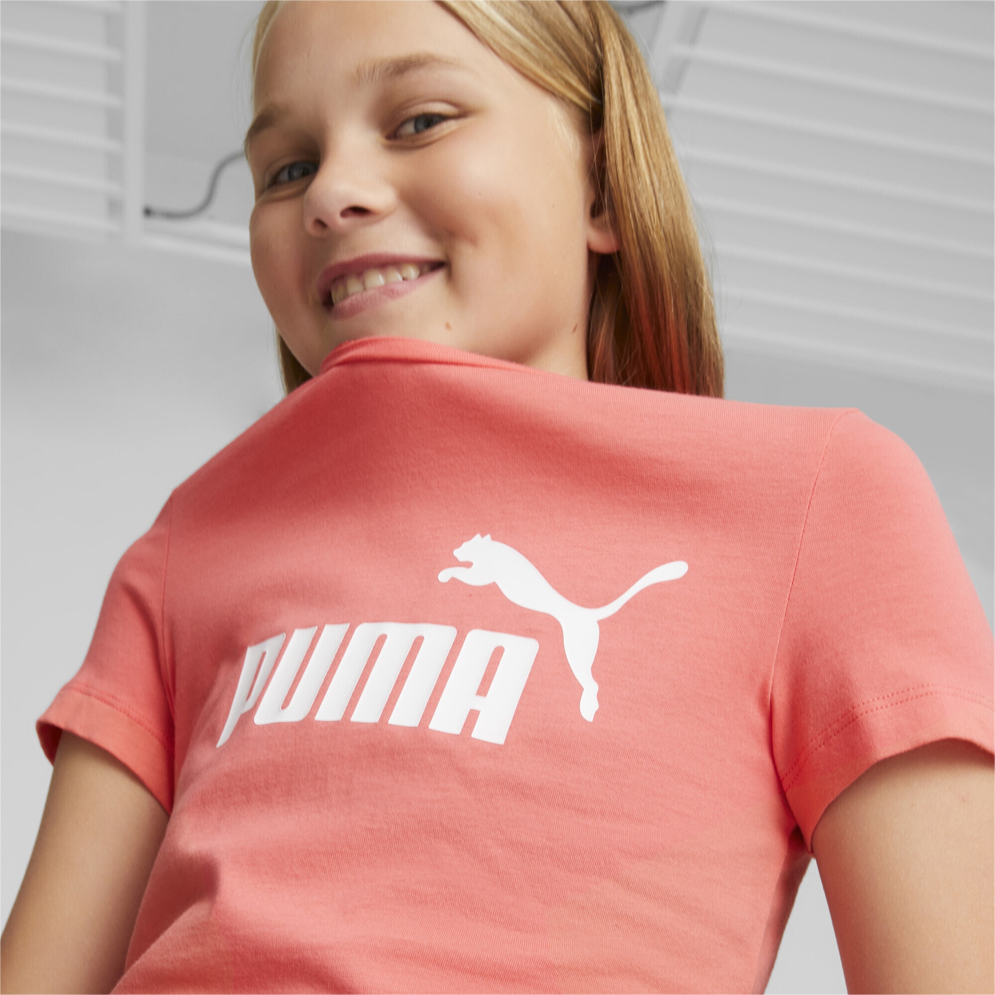PUMA T-Shirt »Essentials BAUR Jugend Logo« kaufen | mit T-Shirt