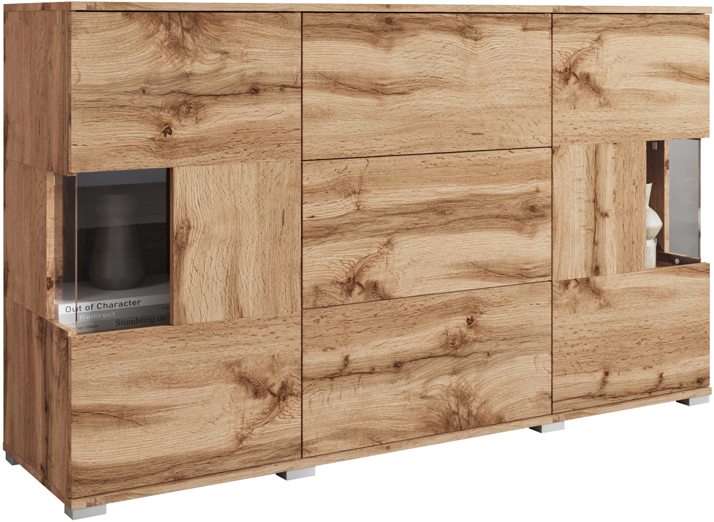 OTTO home Sideboard "Kenia" 1 Stk. tlg. Sideboard mit 3 Schubladen, 6 Fäche günstig online kaufen