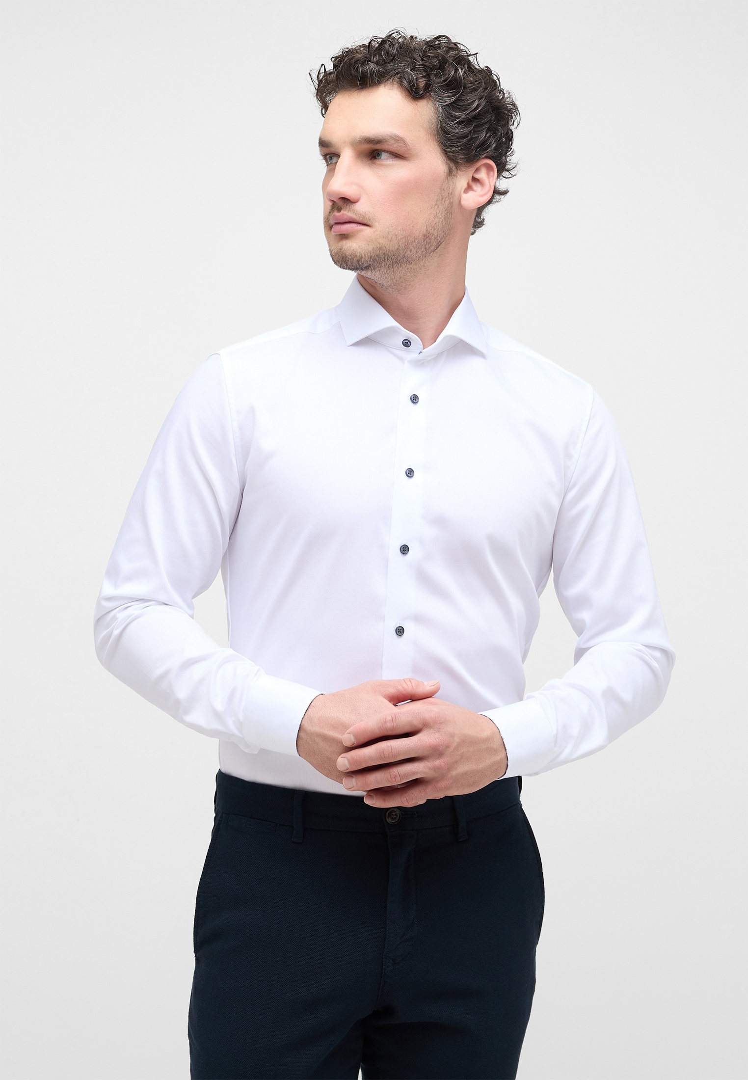 Eterna Langarmhemd "SLIM FIT" NON IRON (bügelfrei) günstig online kaufen
