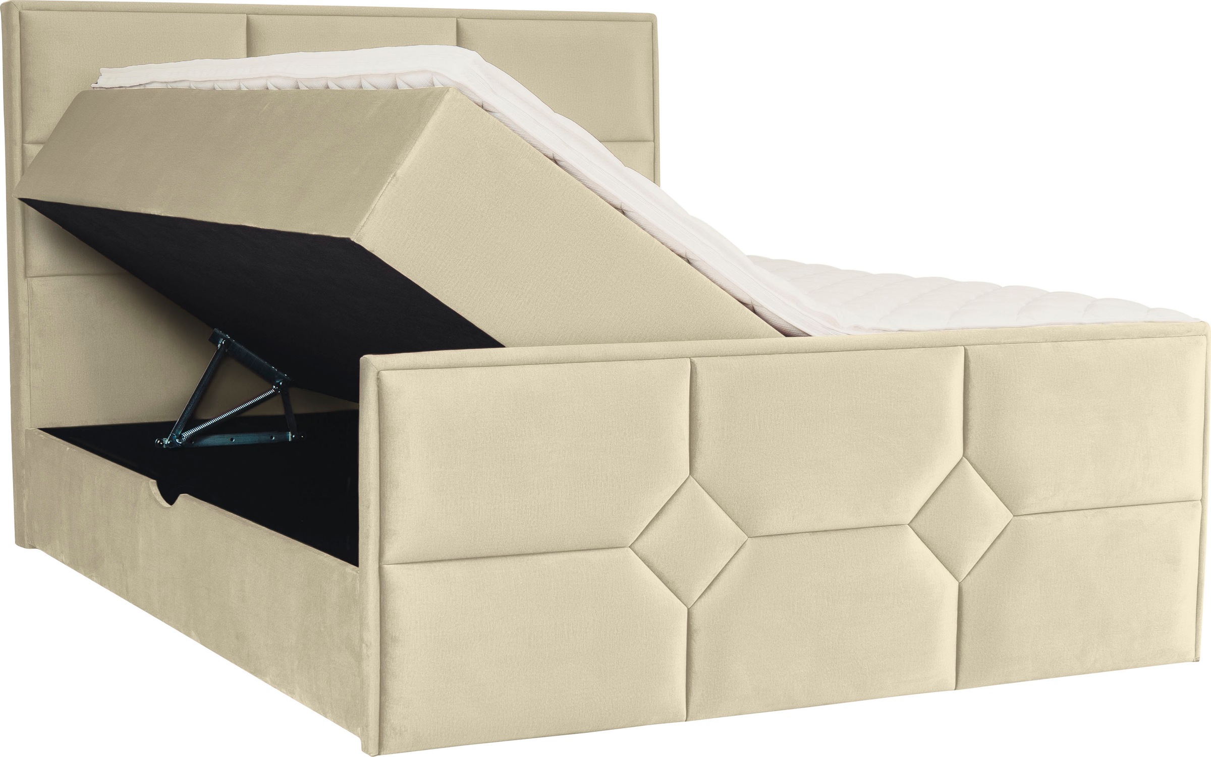 Leonique Boxspringbett »Ambre«, mit Taschen-Federkernmatratze