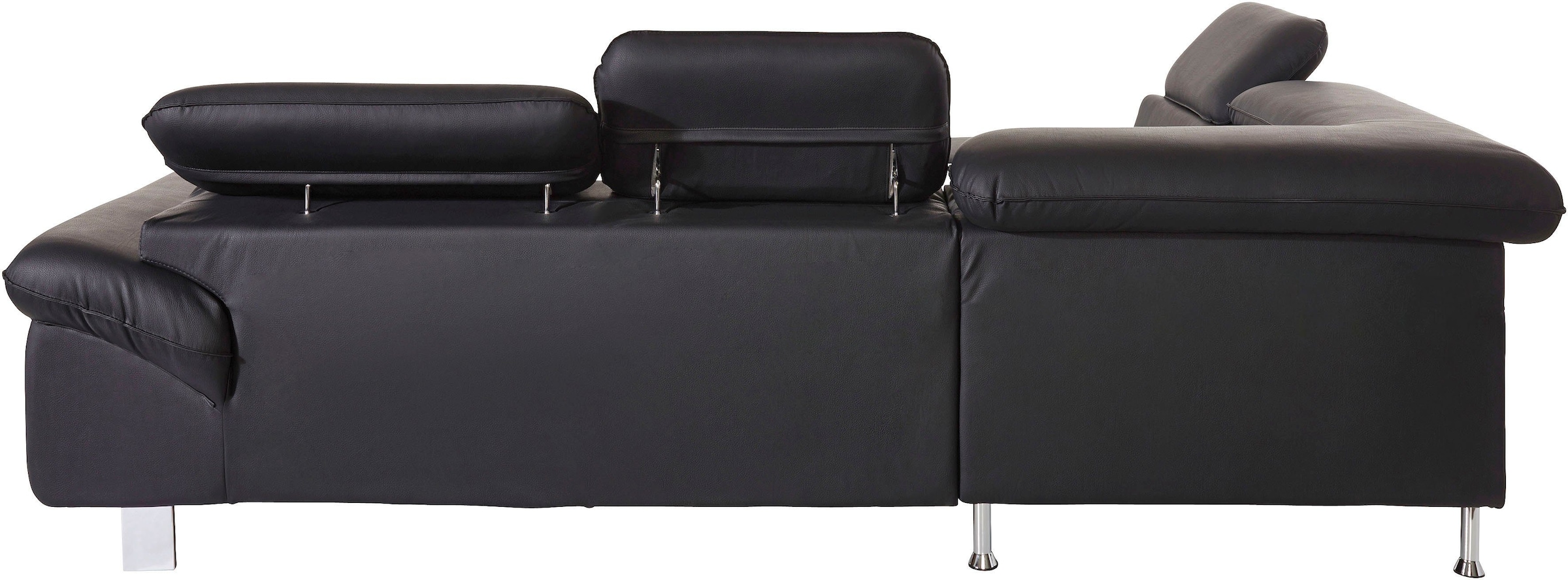 COTTA Polstergarnitur »Driver L-Form«, (Set), Set bestehend aus: Ecksofa mit Kopfteilverstellung & Hocker