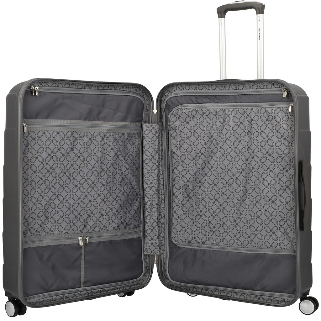 travelite Hartschalen-Trolley »Kalisto, 76 cm, anthrazit«, 4 Rollen