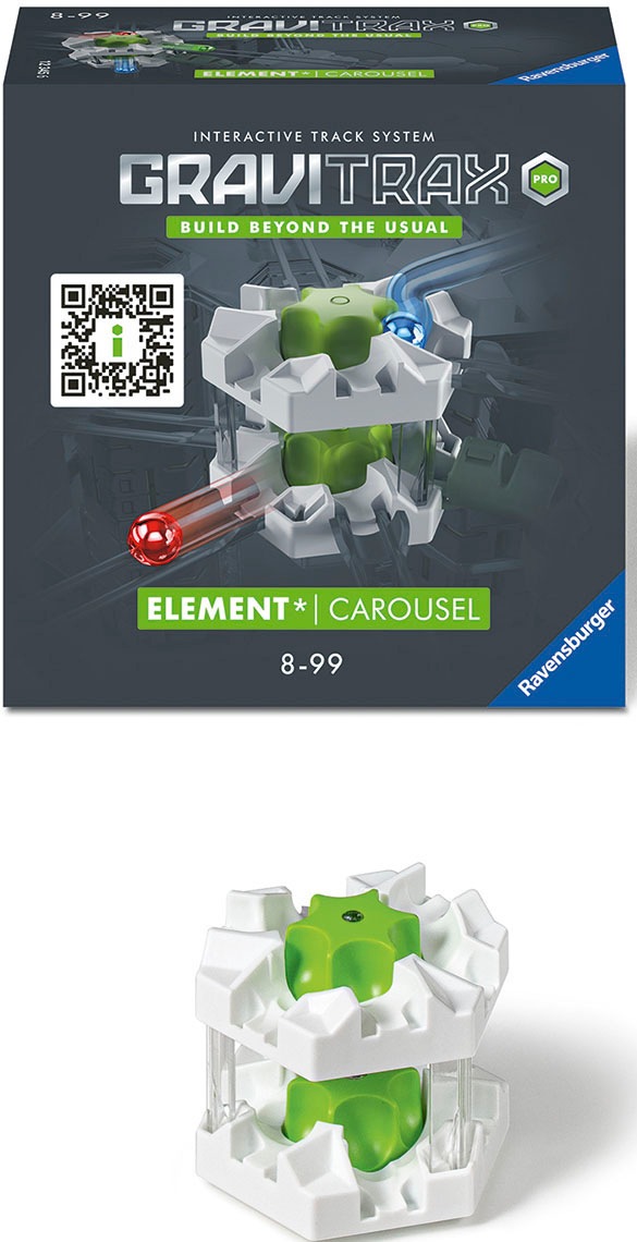 Ravensburger Kugelbahn-Bausatz »GraviTrax PRO Element Carousel«, Made in Europe