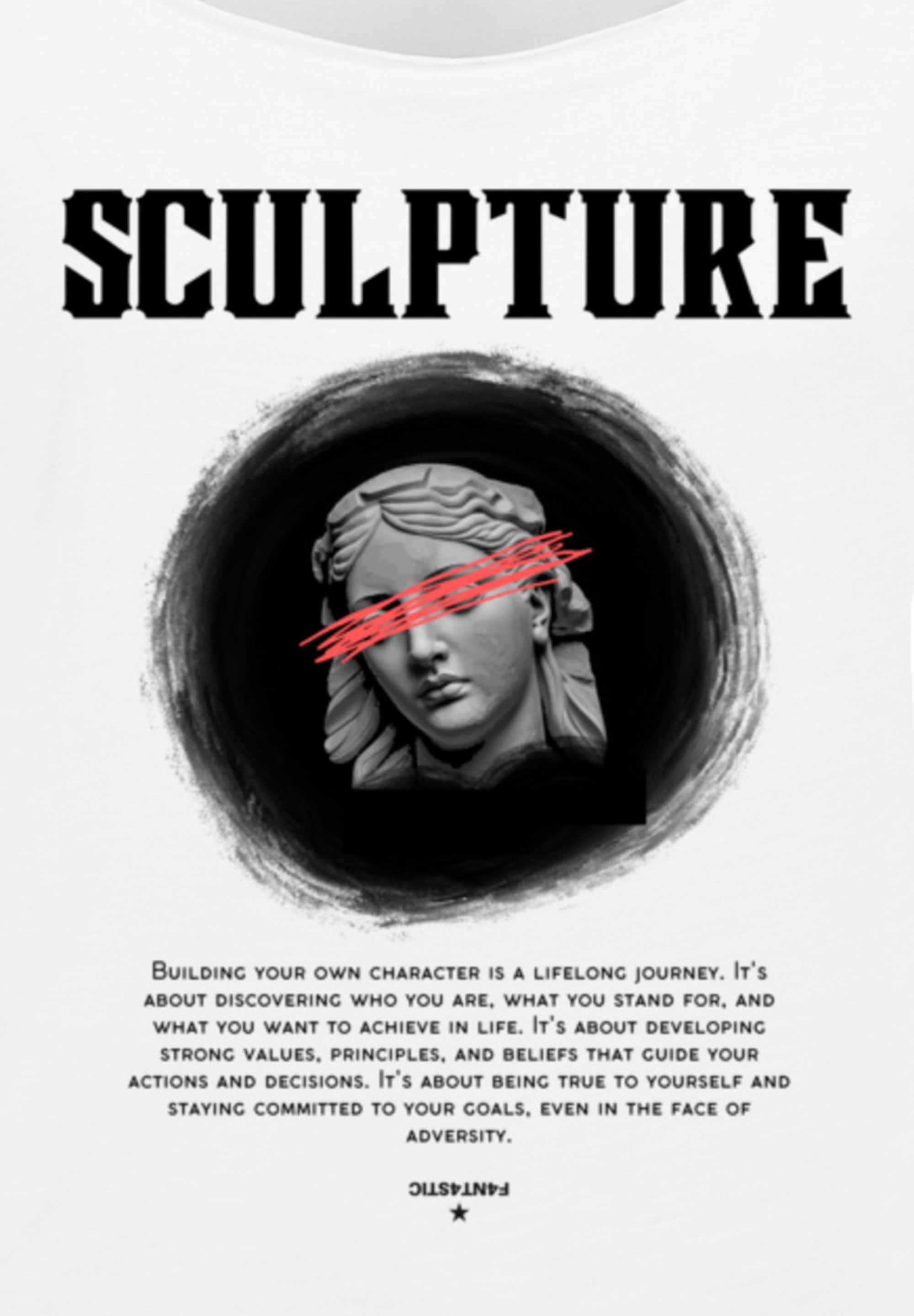 F4NT4STIC T-Shirt »SCULPTURE TEE«, Print