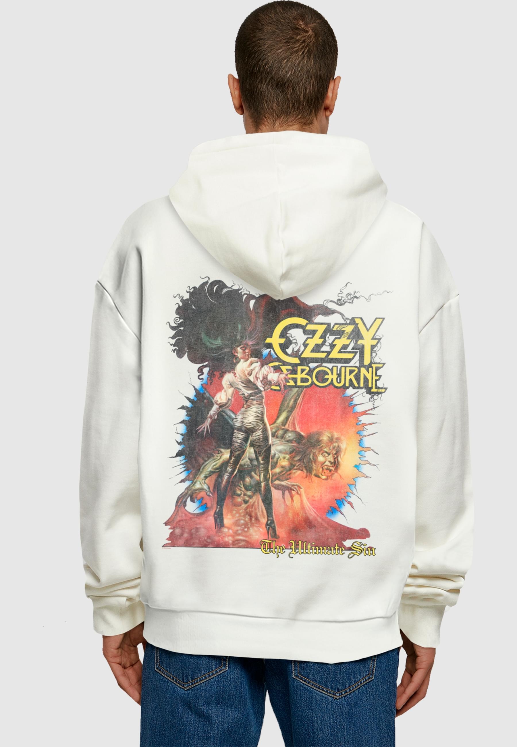 Merchcode Kapuzensweatshirt »Merchcode Ozzy Osbourne - Ultimate Sin Vintage Ultra Heavy Hoody«, 1 Stk.
