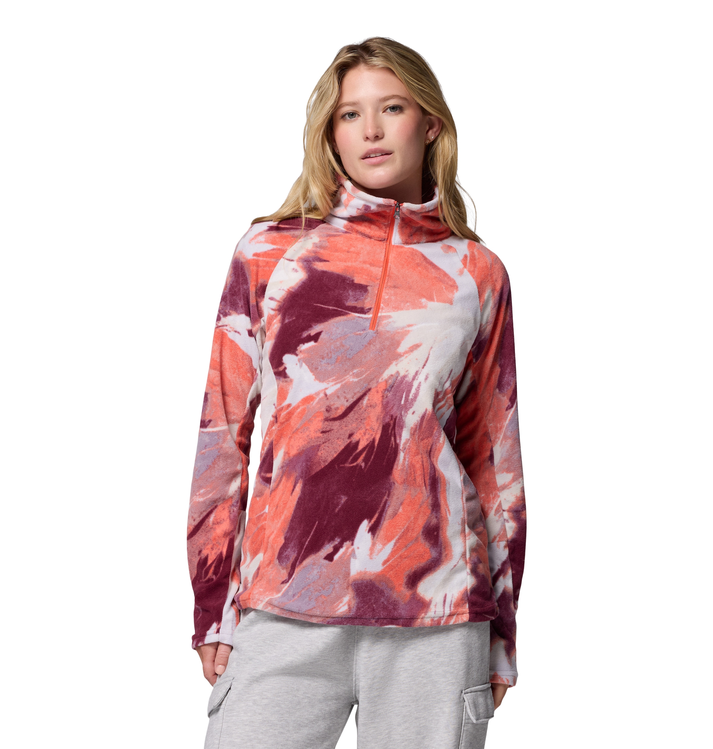 Columbia Fleecepullover "GLACIAL IV PRINT 1/2 ZIP", (1 tlg.) günstig online kaufen