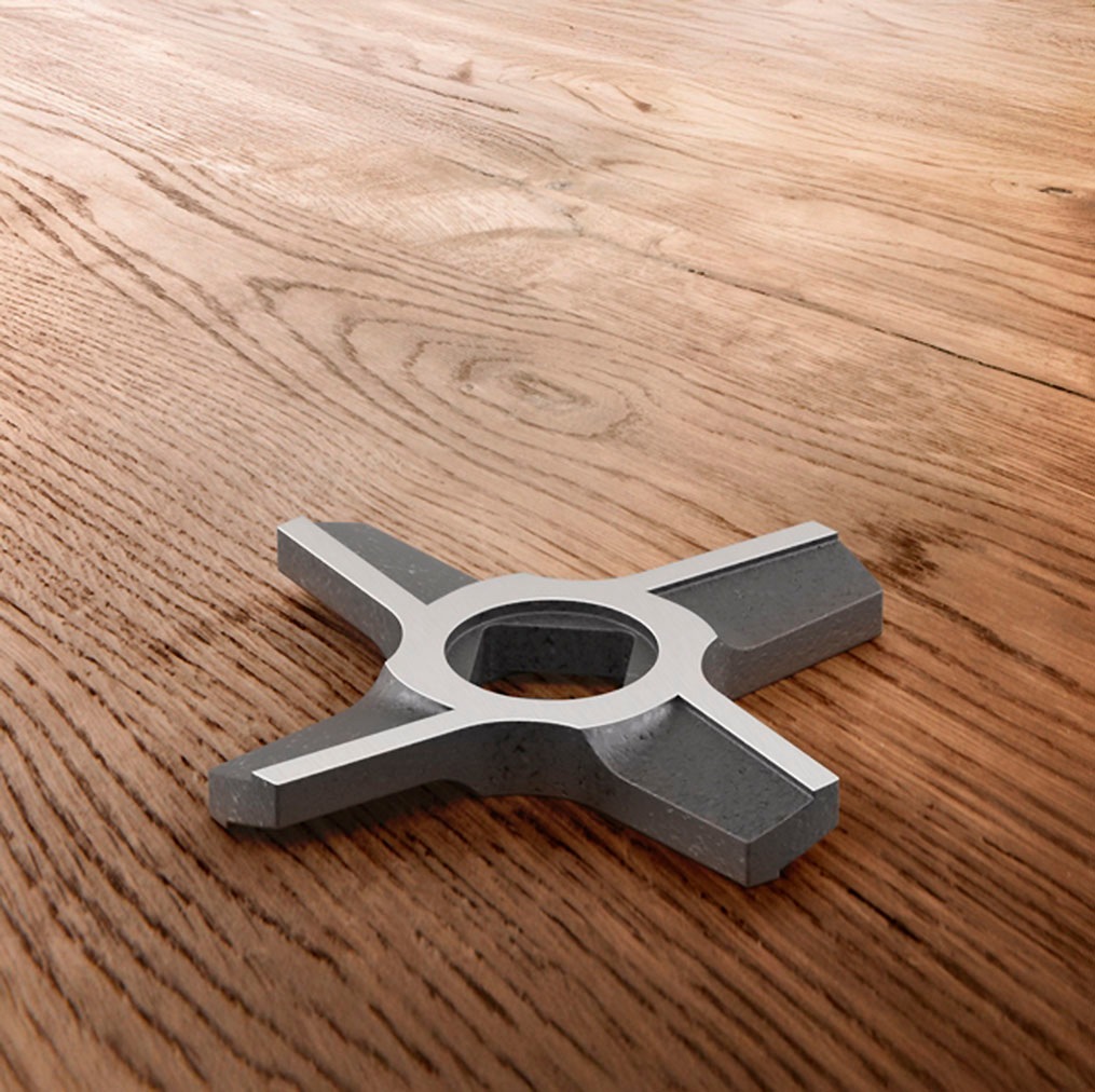 BOSCH Schneidmesser »Doppelseitiges Edelstahlmesser, für Fleischwolf MultiPower Serie 4« hohe Zerkleinerungsleistung, spülmaschinenfest