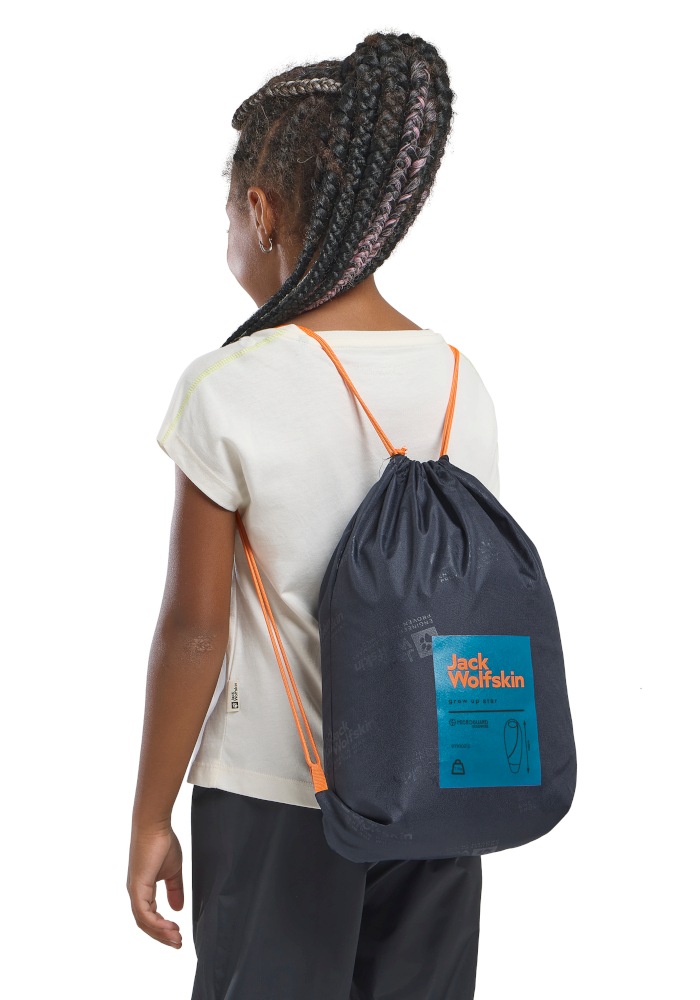JACK WOLFSKIN Kinderschlafsack "GROW UP DREAMER", blau, Schlafsäcke, Kinderschlafsack, warm, anpassbare Länge