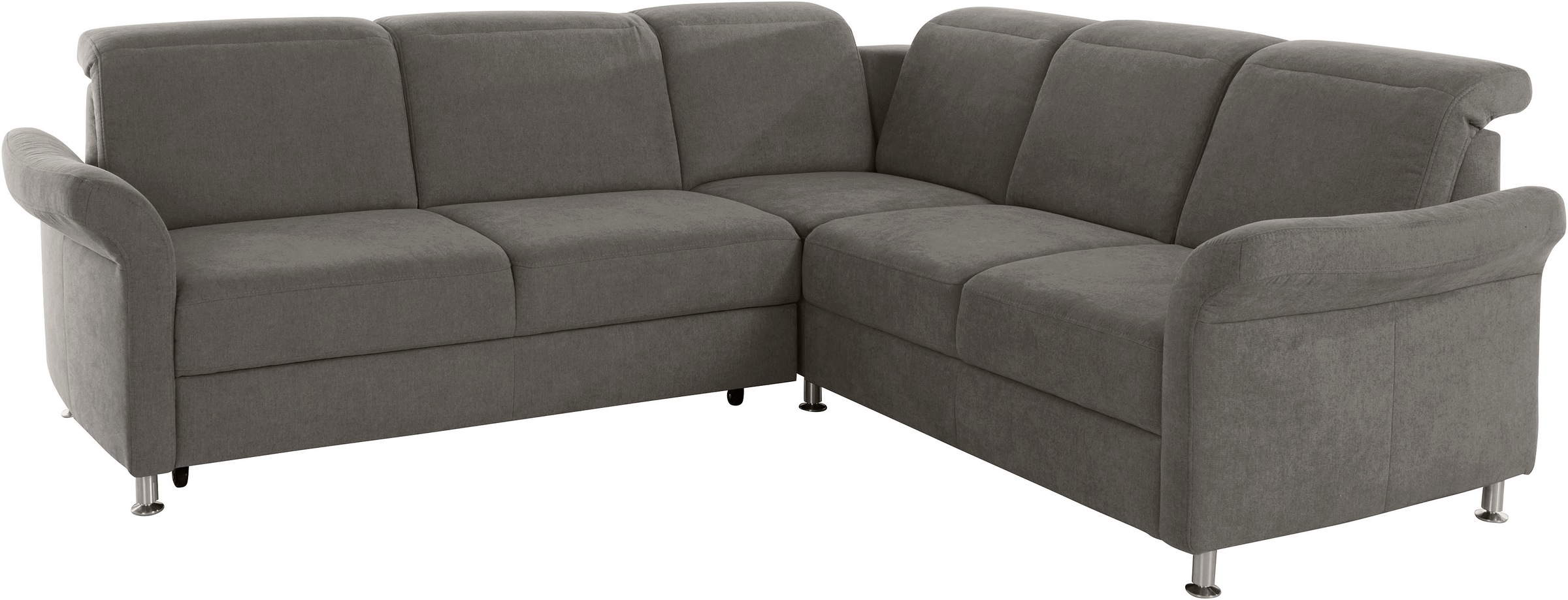 Thumbnail - sit&more Ecksofa "Darwin L-Form" inklusive Federkern, wahlweise mit Kopfteilverstellung, Bettfunktion