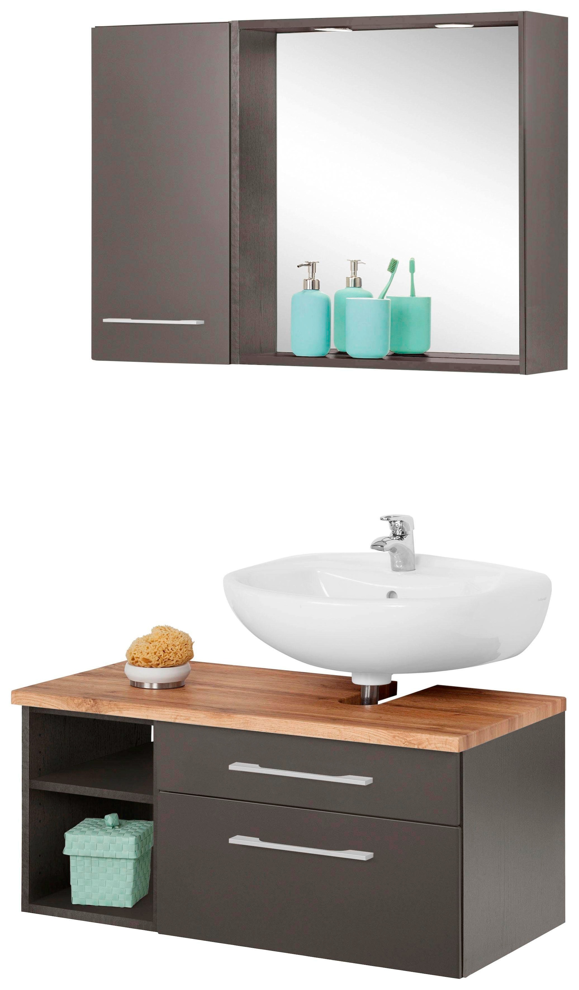 welltime Badmöbel-Set "Davos" 3 Stk. tlg. günstig online kaufen