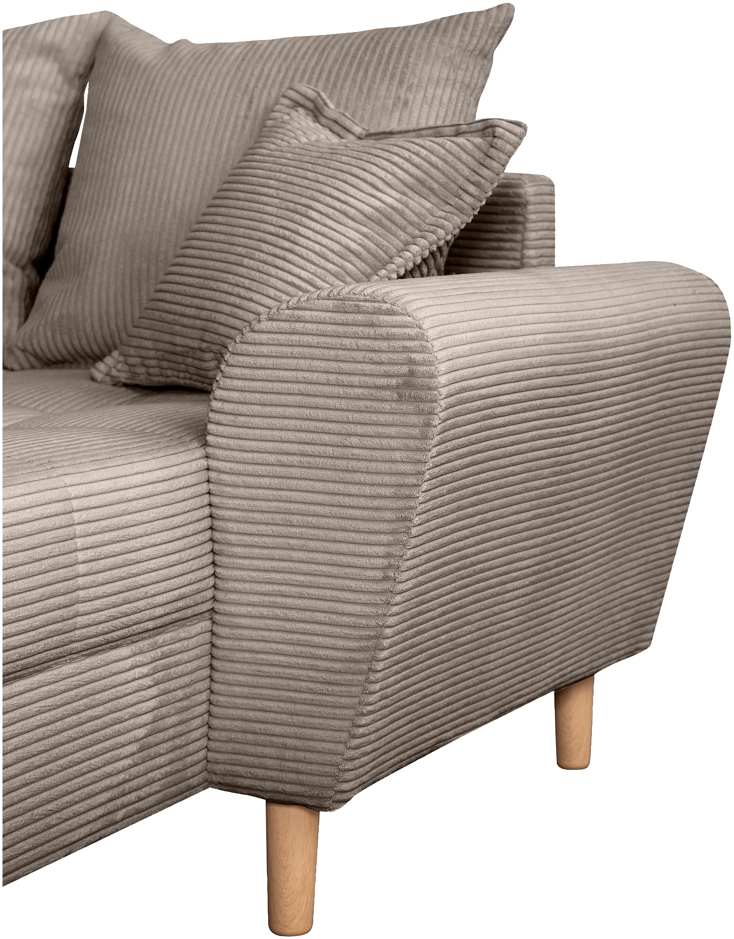 COLLECTION AB Wohnlandschaft »Raisa U-Form«, mit Federkern, Kissen und Steppung im Sitzbereich