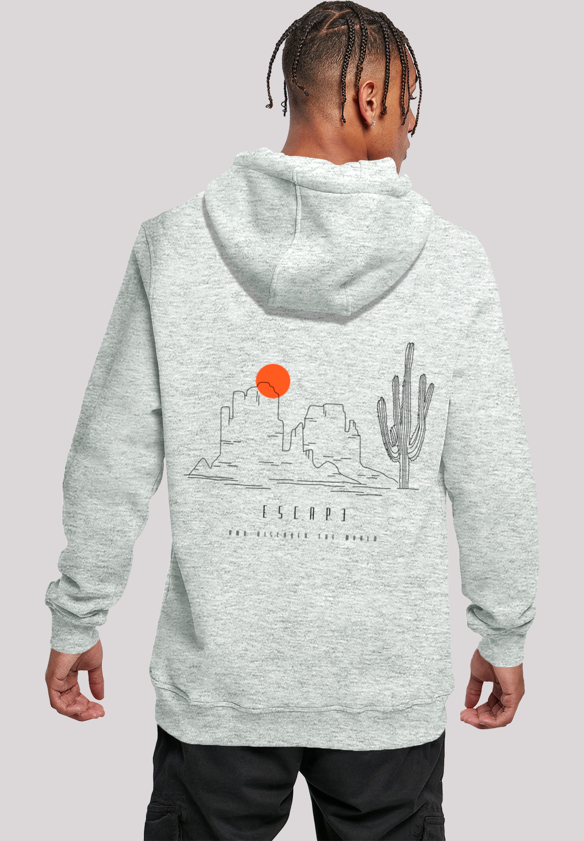 F4NT4STIC Kapuzenpullover »Escape Discover the World Savannah« Discover the World
