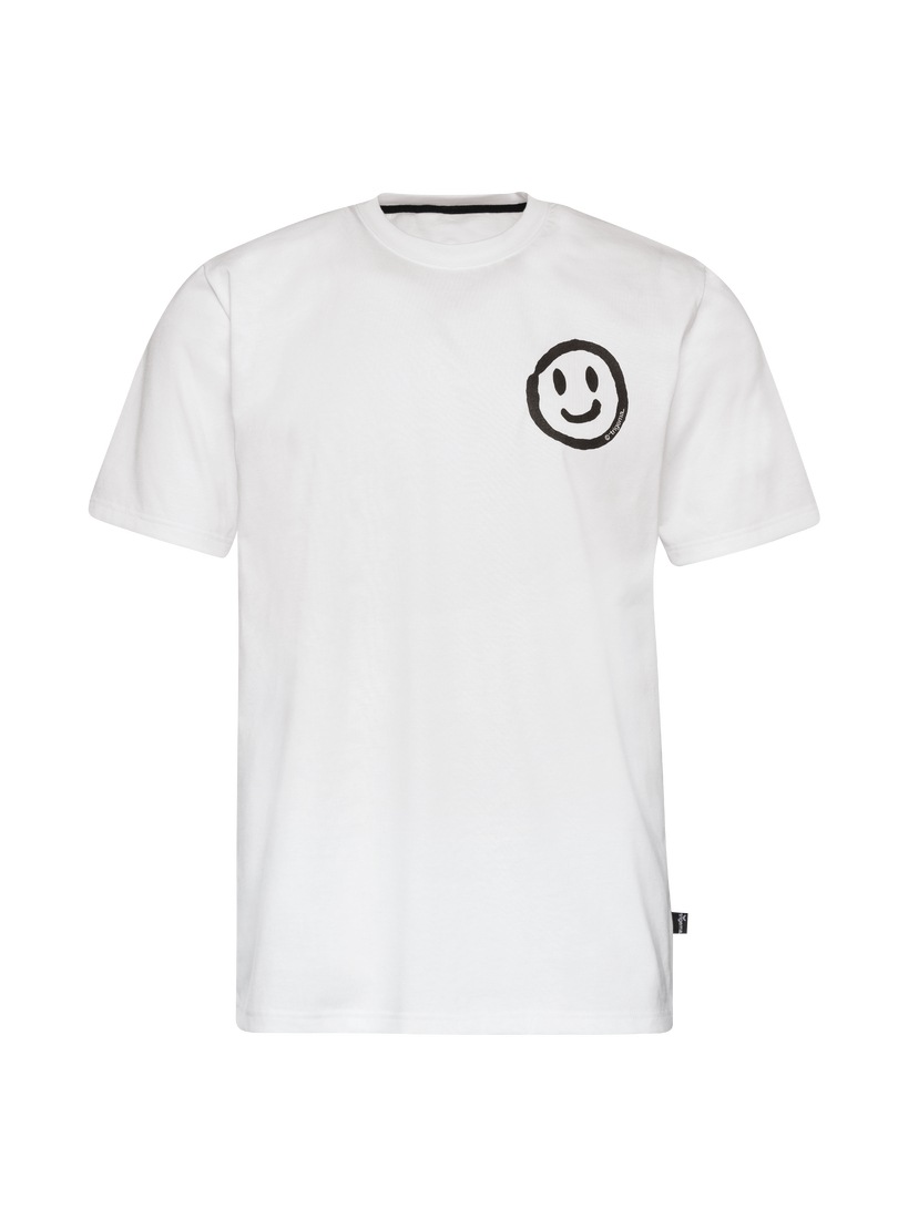 Trigema Schlafanzug »TRIGEMA T-Shirt mit lustigem Smiley-Printmotiv«, (1 tlg.)