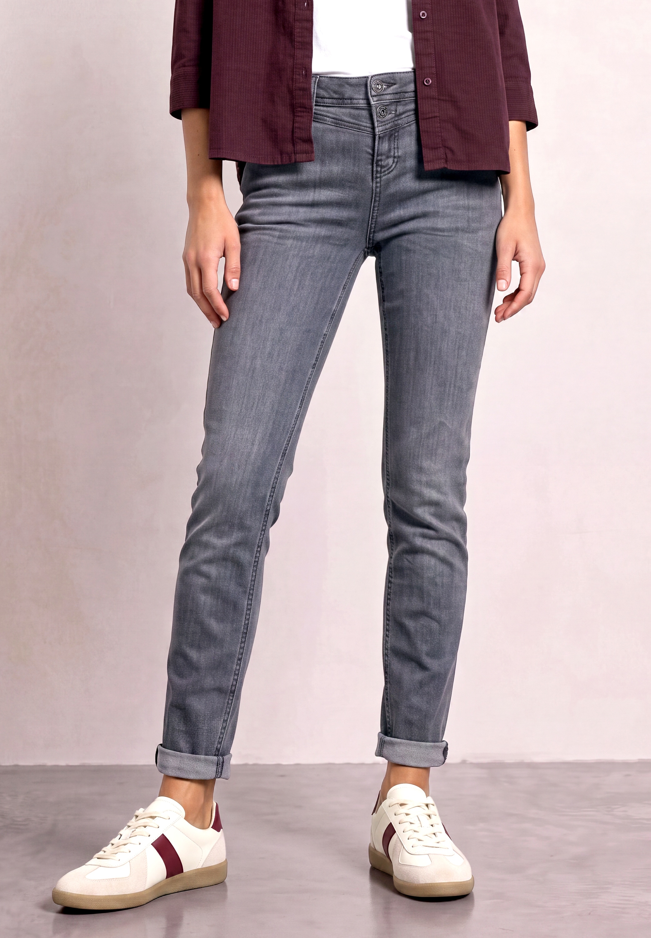 STREET ONE Comfort-fit-Jeans Middle Waist