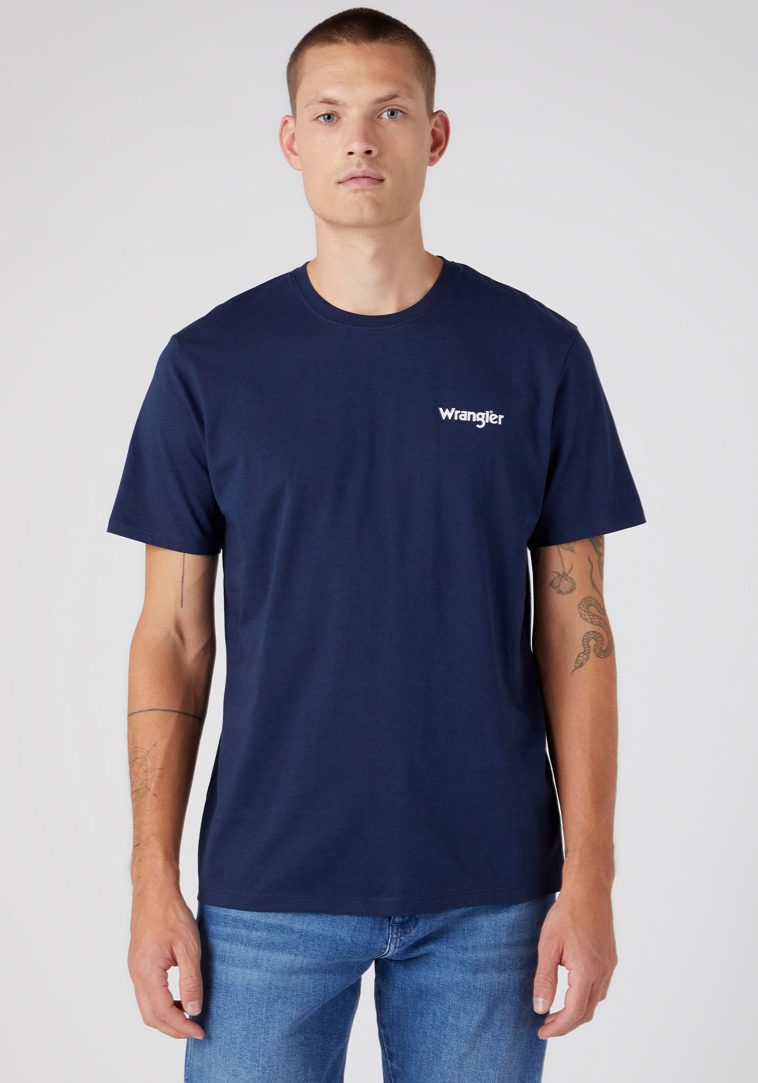 Wrangler T-Shirt "Sign Off" Set, 2er-Pack, 2 Stk. günstig online kaufen