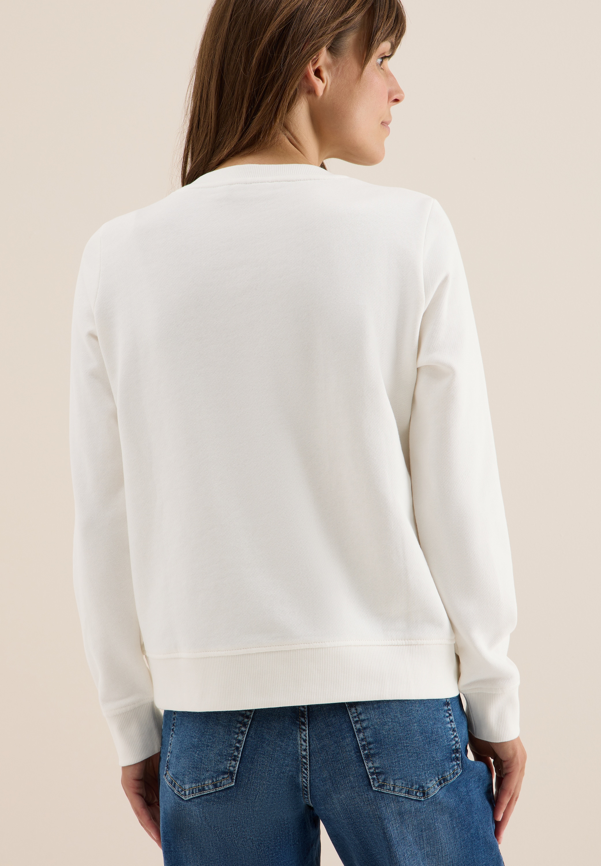 Cecil Sweatshirt, mit Wording Artwork
