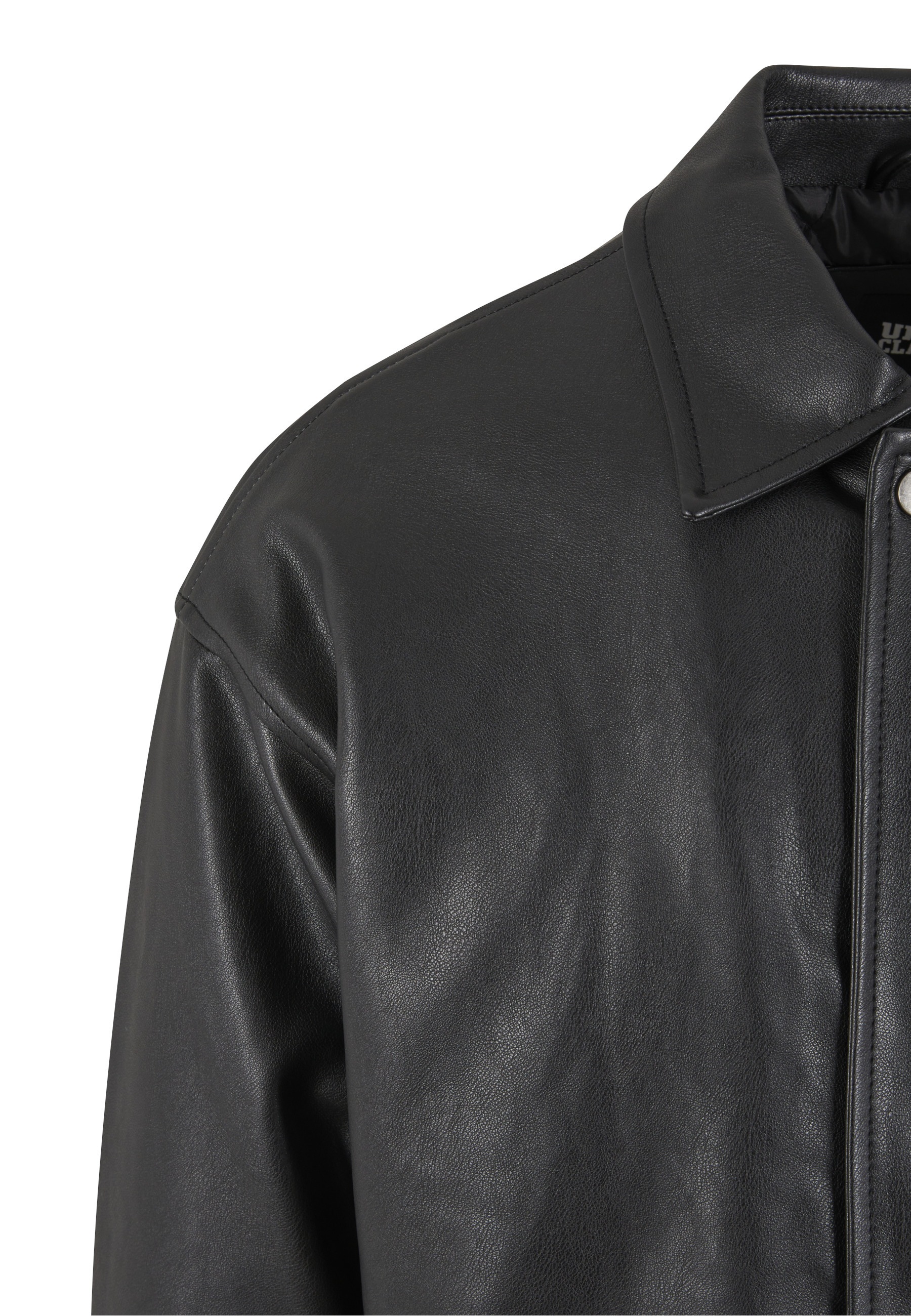 URBAN CLASSICS Ledermantel »Urban Classics Synthetic Leather Blouson«