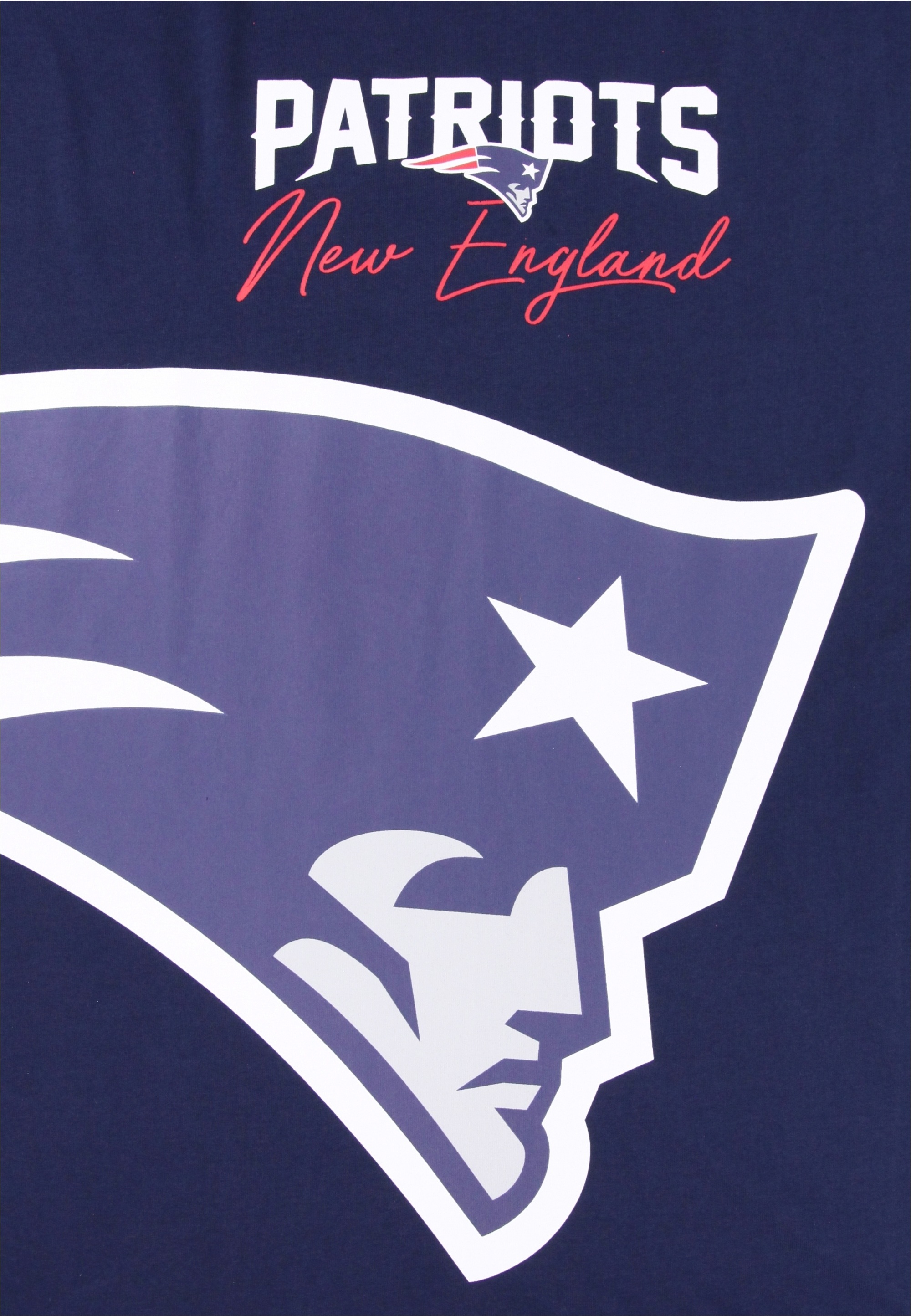 Recovered T-Shirt »NFL Patriots New England Cut and Sew Oversized«, (1 tlg.), für alle New England Patriots-Fans