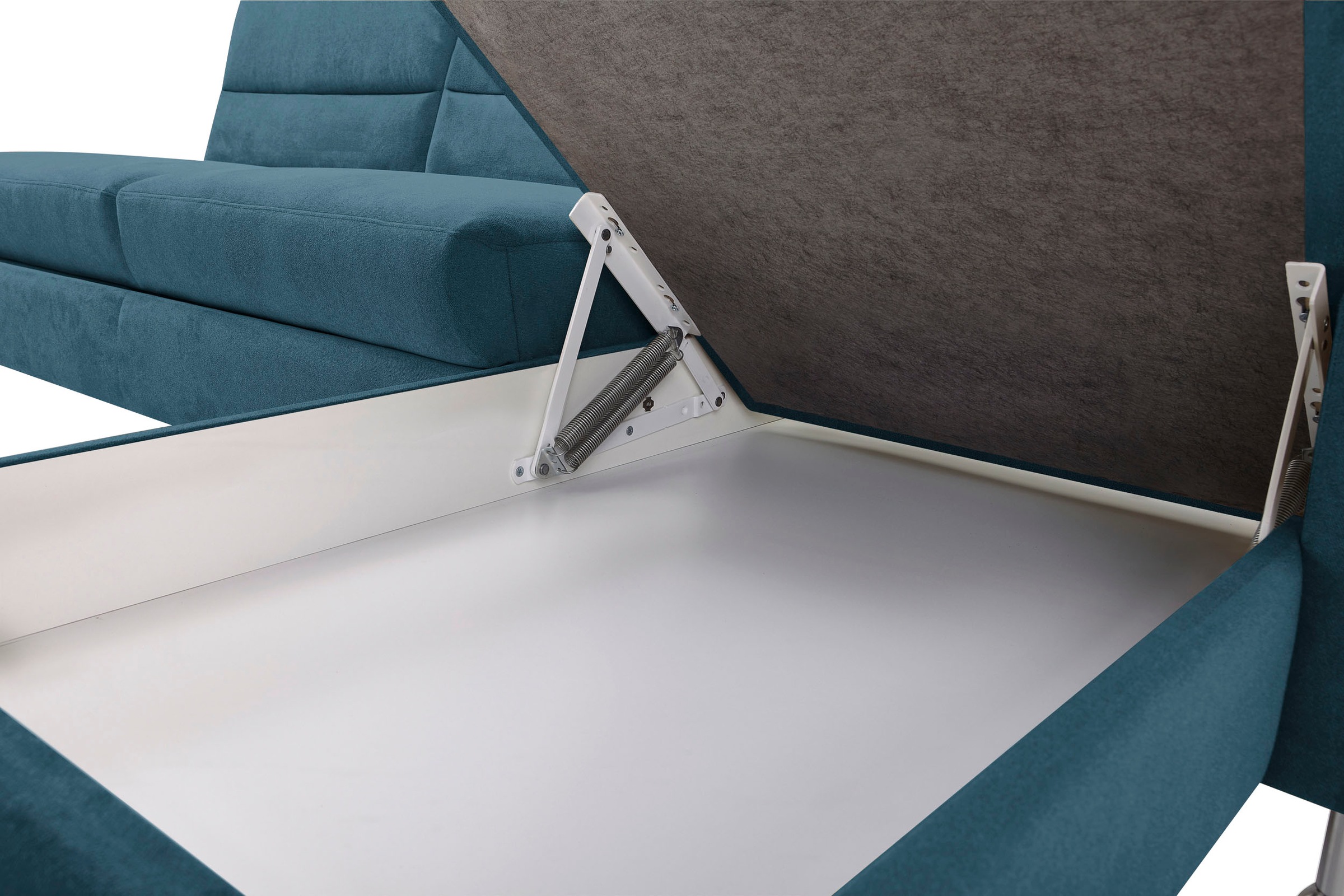 CALIZZA INTERIORS Ecksofa »Onyx L-Form«, Recamiere links oder rechts, wahlweise mit Bettfunktion, Breite 270 cm