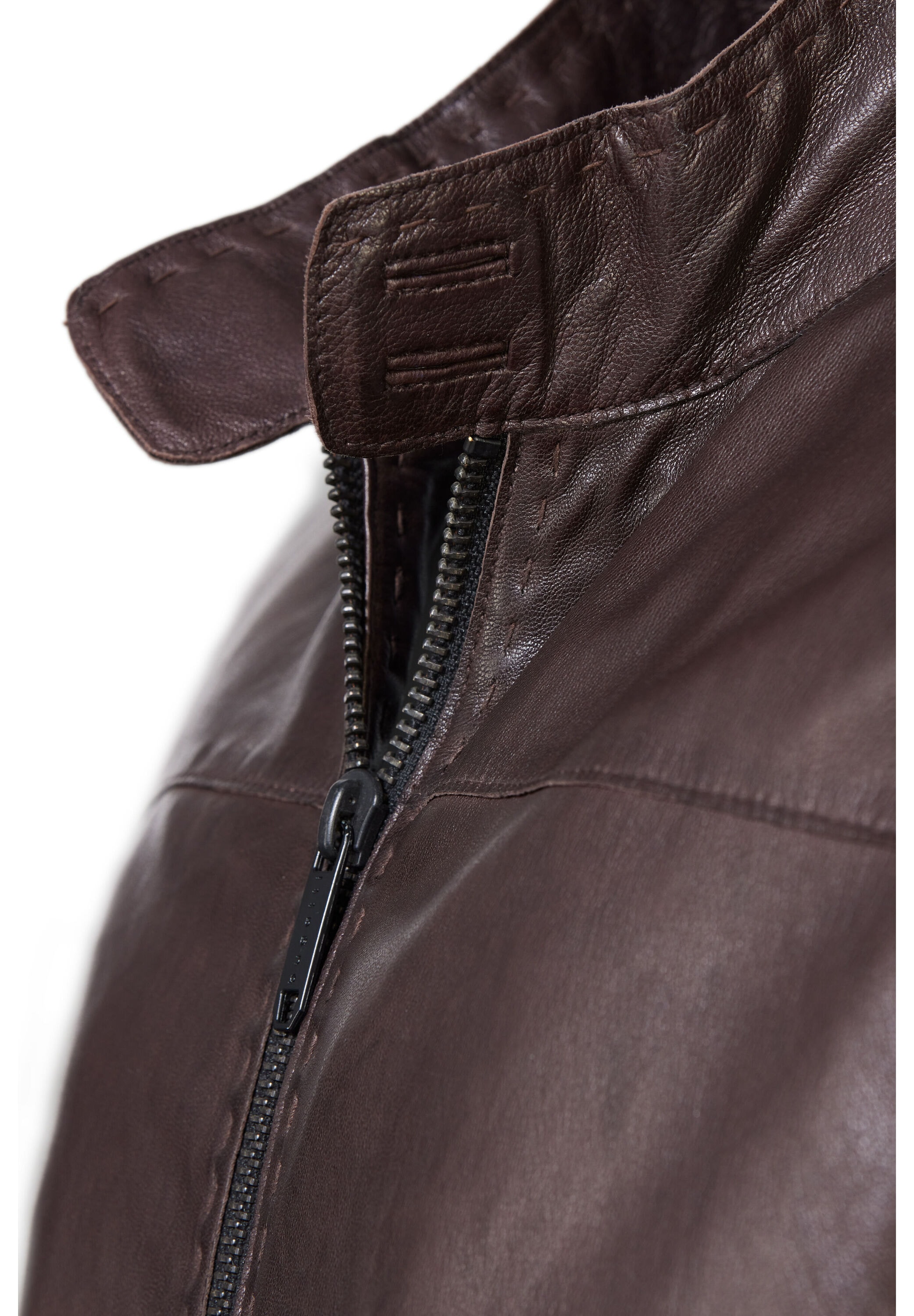 bugatti Lederjacke »BULUCIO« ohne Kapuze aus hochwertigem Leder