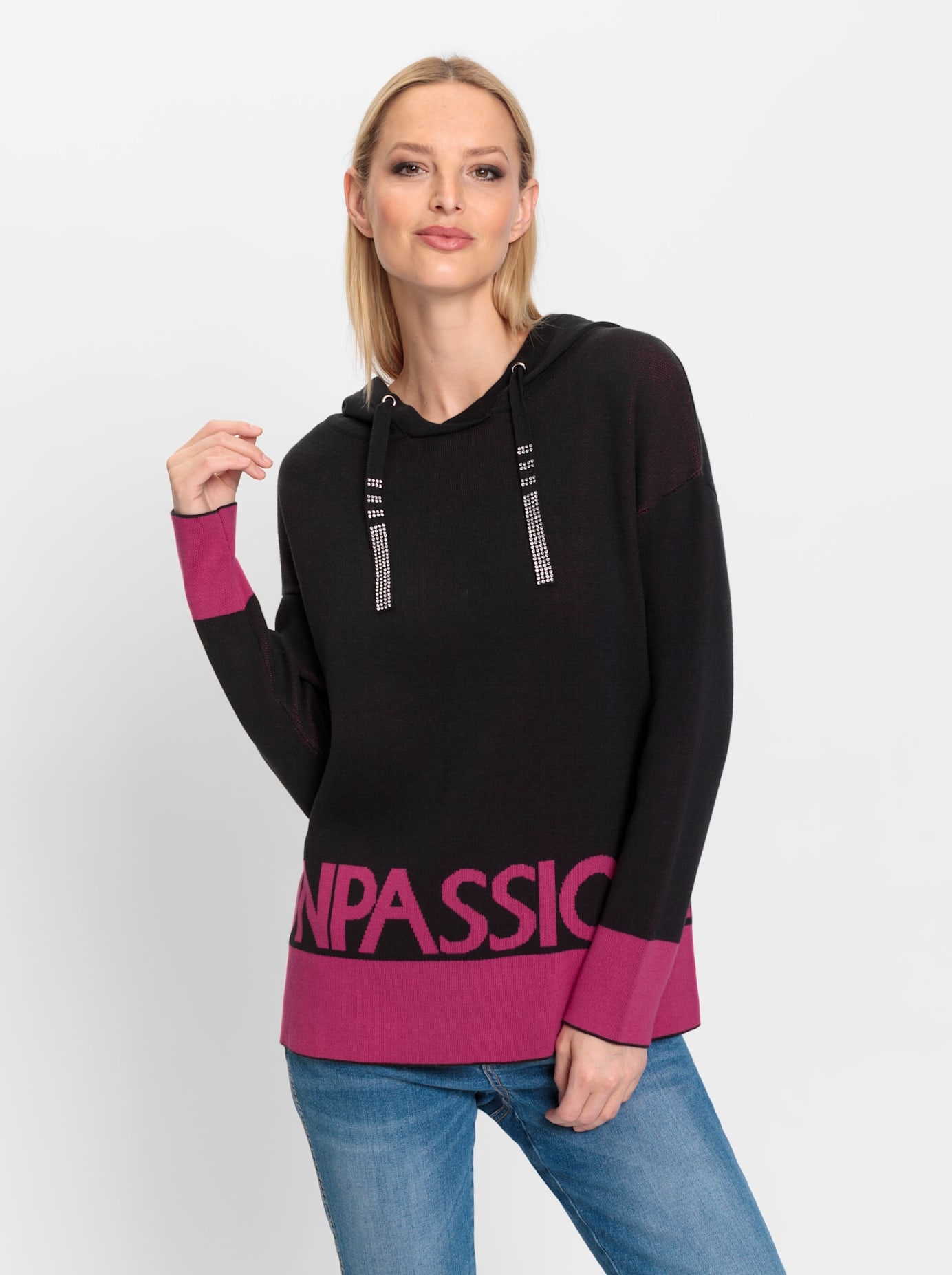 heine Kapuzenpullover "Long-Pullover" günstig online kaufen