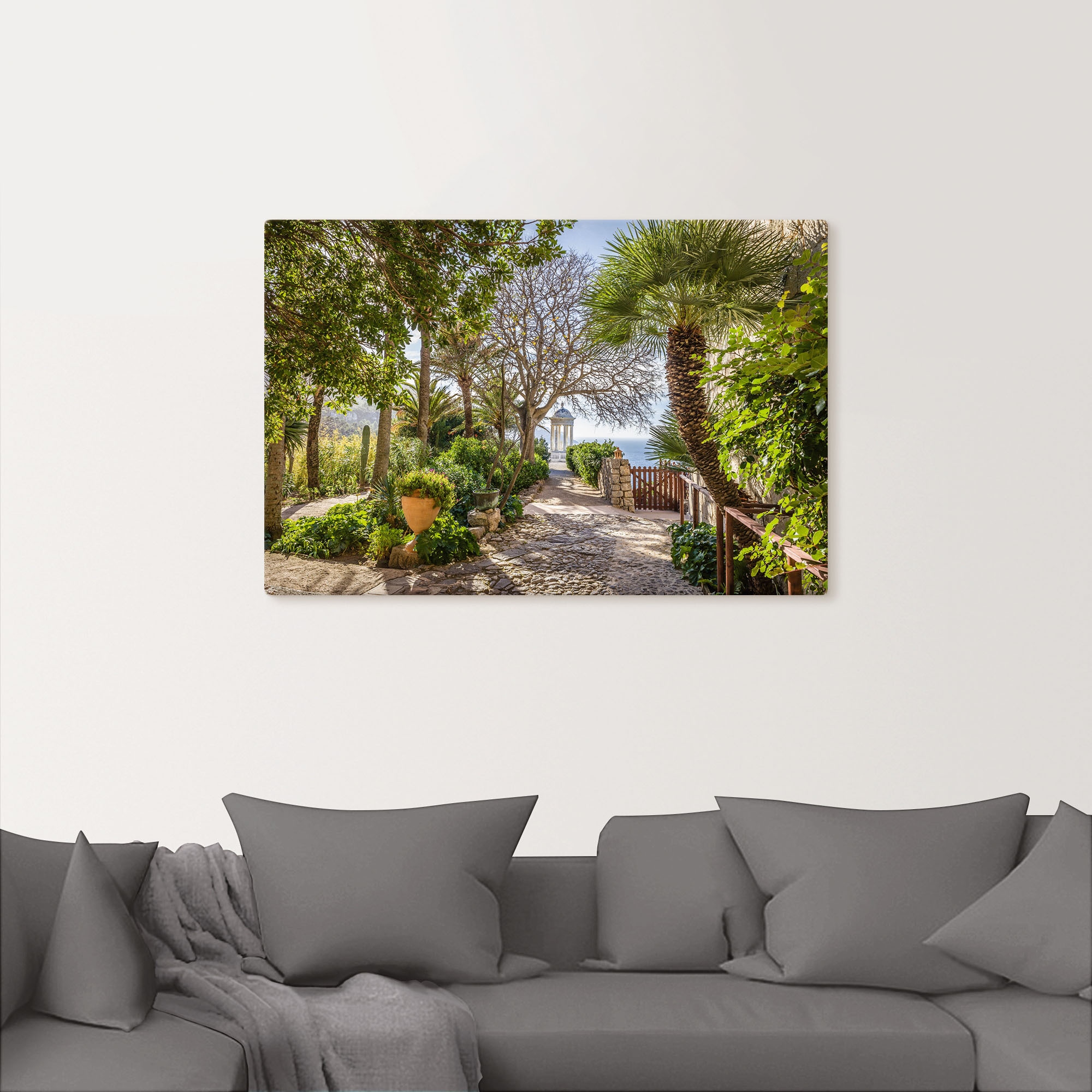 Artland Wandbild »Garten Son Marroig bei DeiÃ , Mallorca«, Gartenbilder, (1 St.), als Alubild, Outdoorbild, Leinwandbild, Poster in verschied. Größen