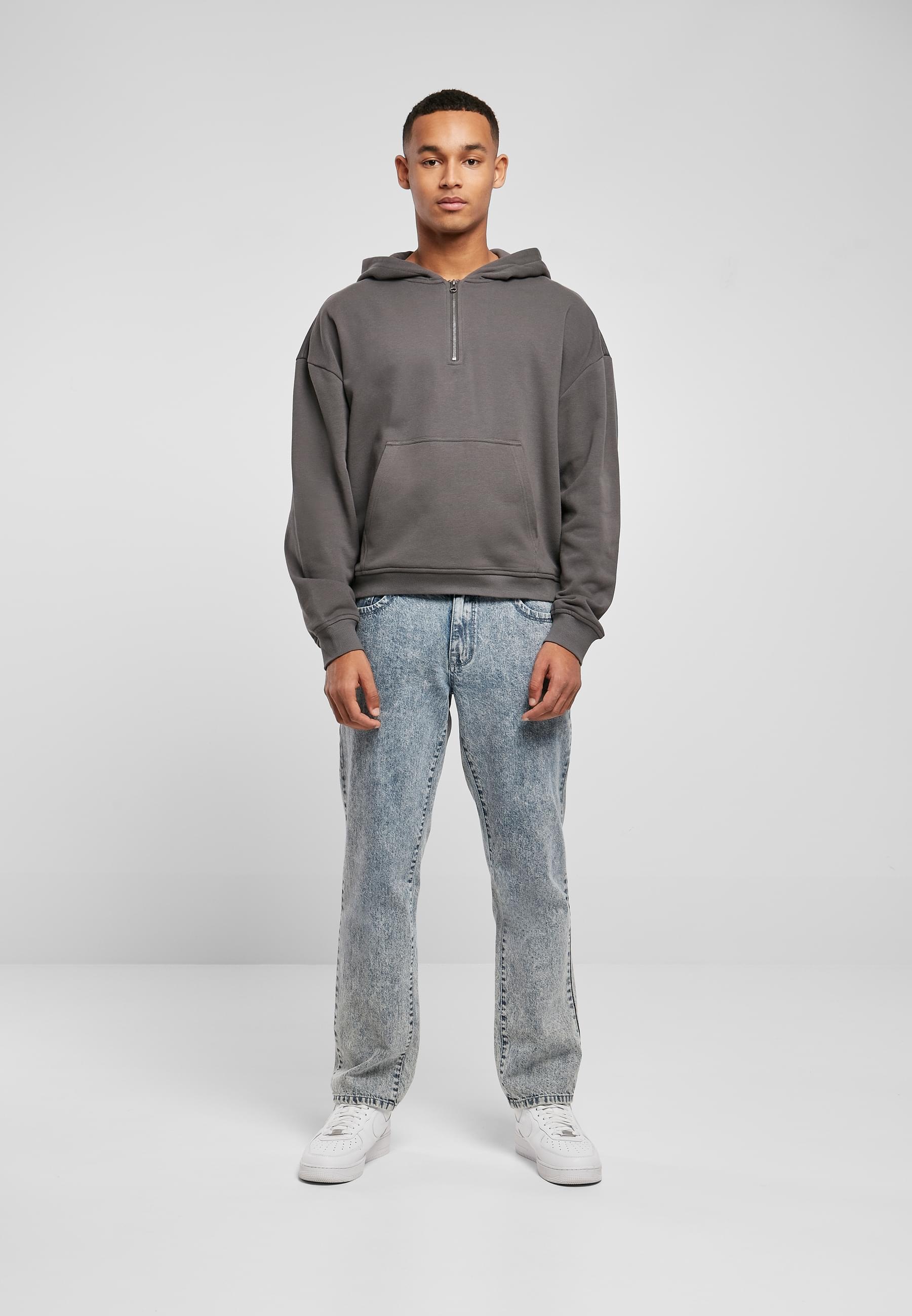 URBAN CLASSICS Sweatjacke »Urban Classics Herren Boxy Zip Hoody«