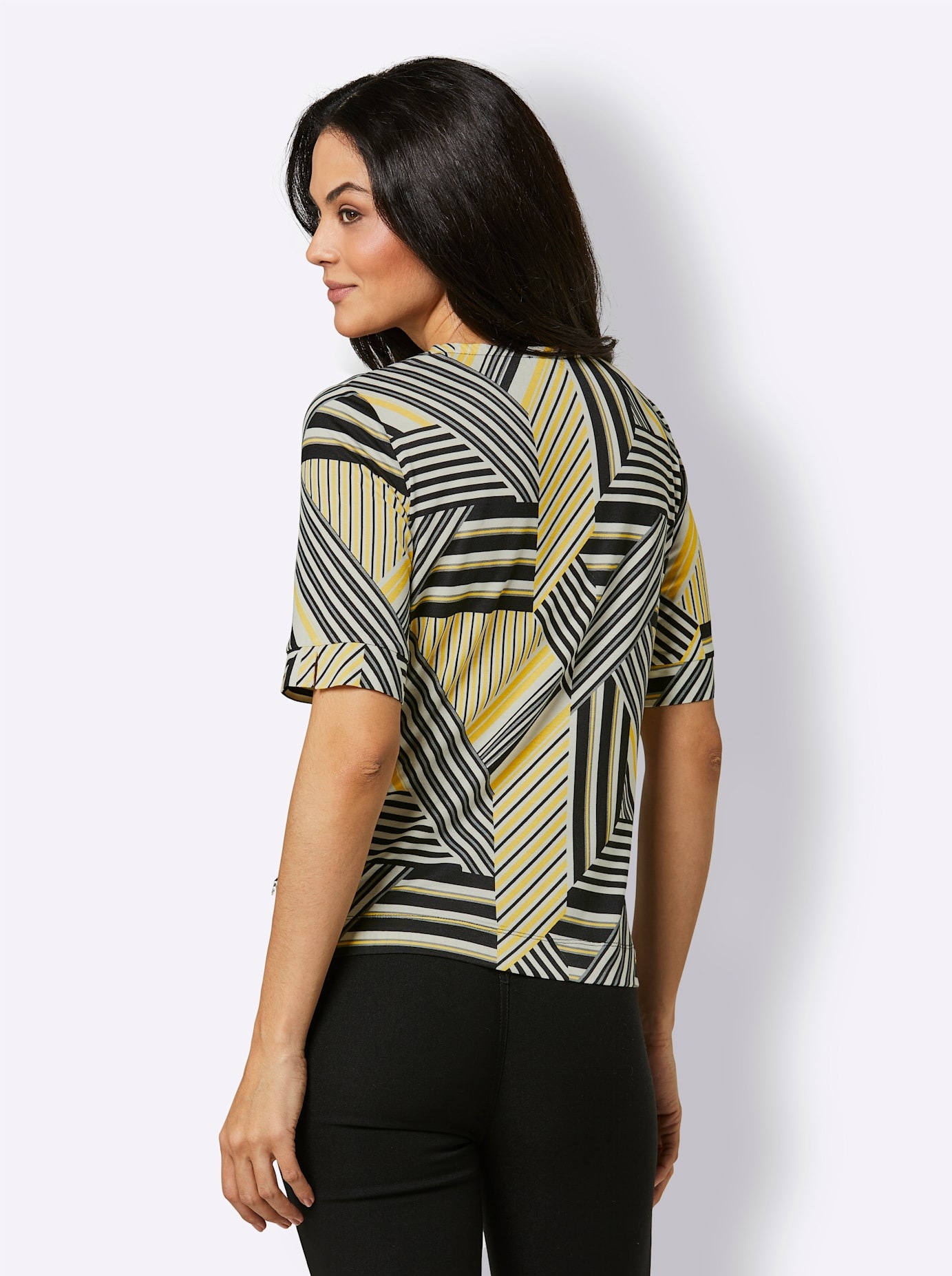 CREATION L PREMIUM Print-Shirt "Lyocell-Shirt" 1 Stk. tlg. günstig online kaufen