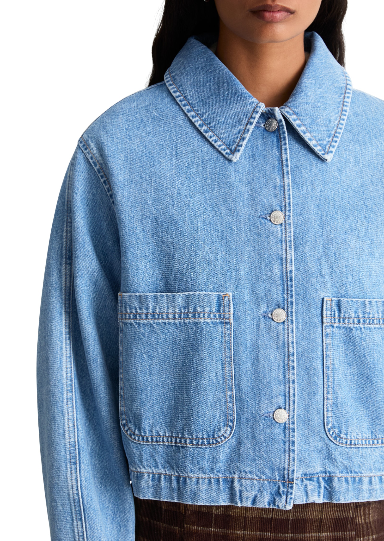 Marc O'Polo DENIM Jeansjacke »aus reiner Bio-Baumwolle« ohne Kapuze