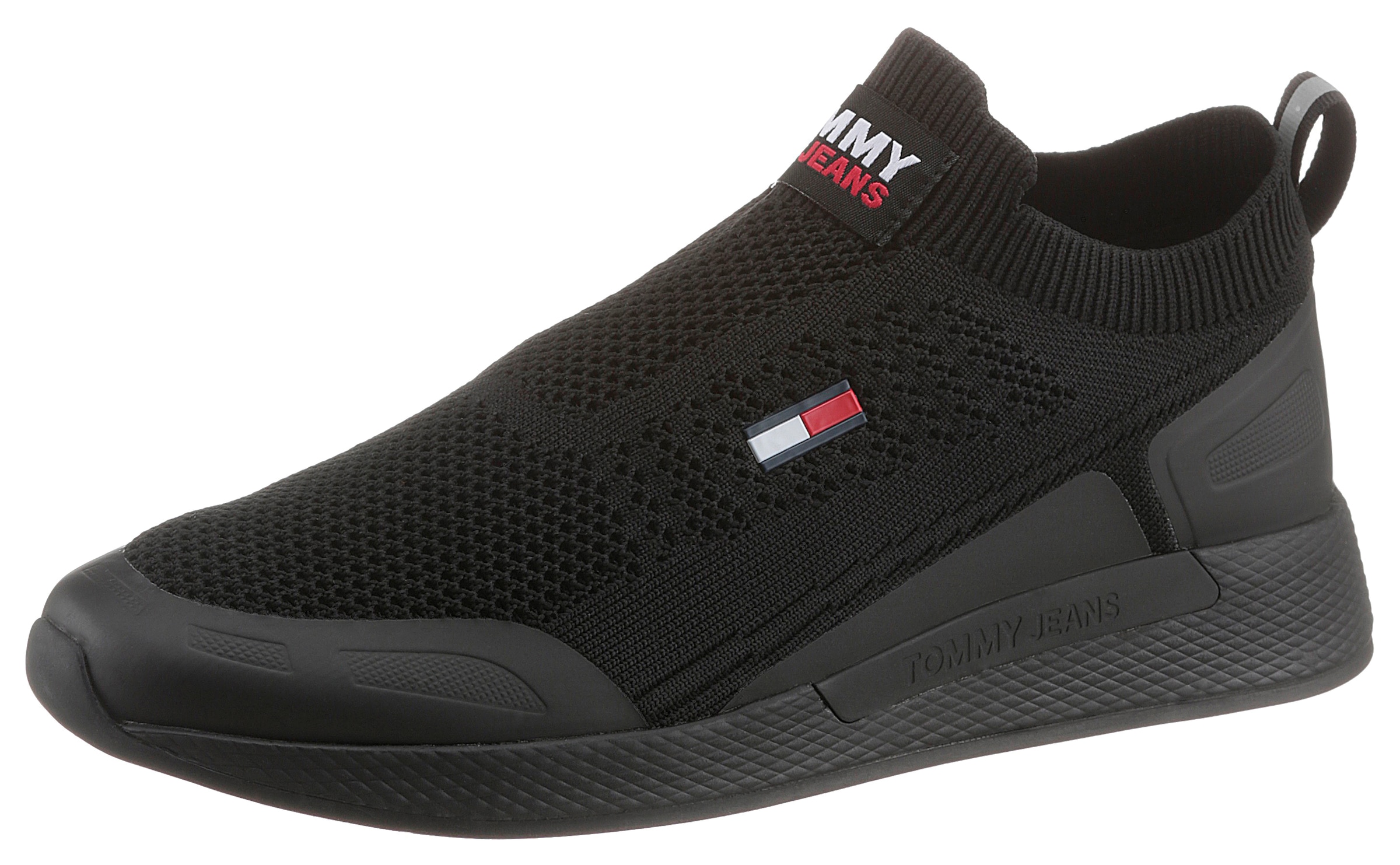 Slip-On Sneaker »TOMMY JEANS FLEXI SOCK RUNNER«, Slipper, Freizeitschuh mit...