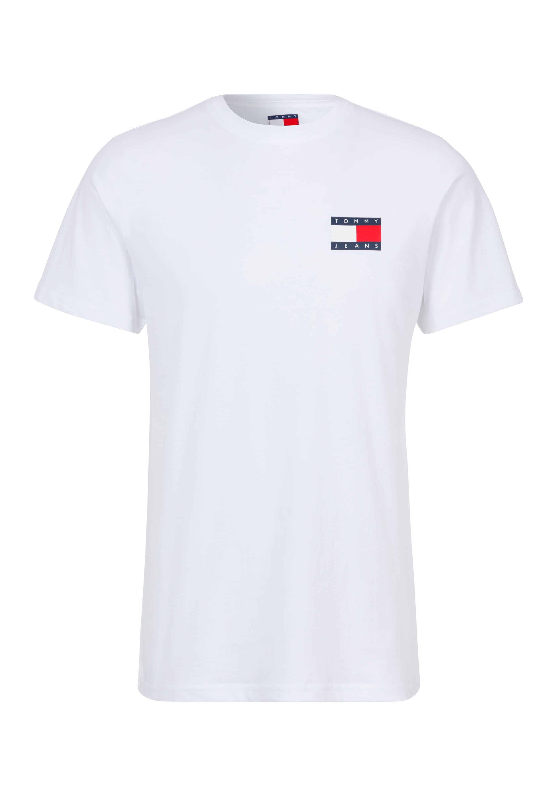 Tommy Jeans T-Shirt "TJM SLIM ESSENTIAL FLAG TEE EXT" günstig online kaufen