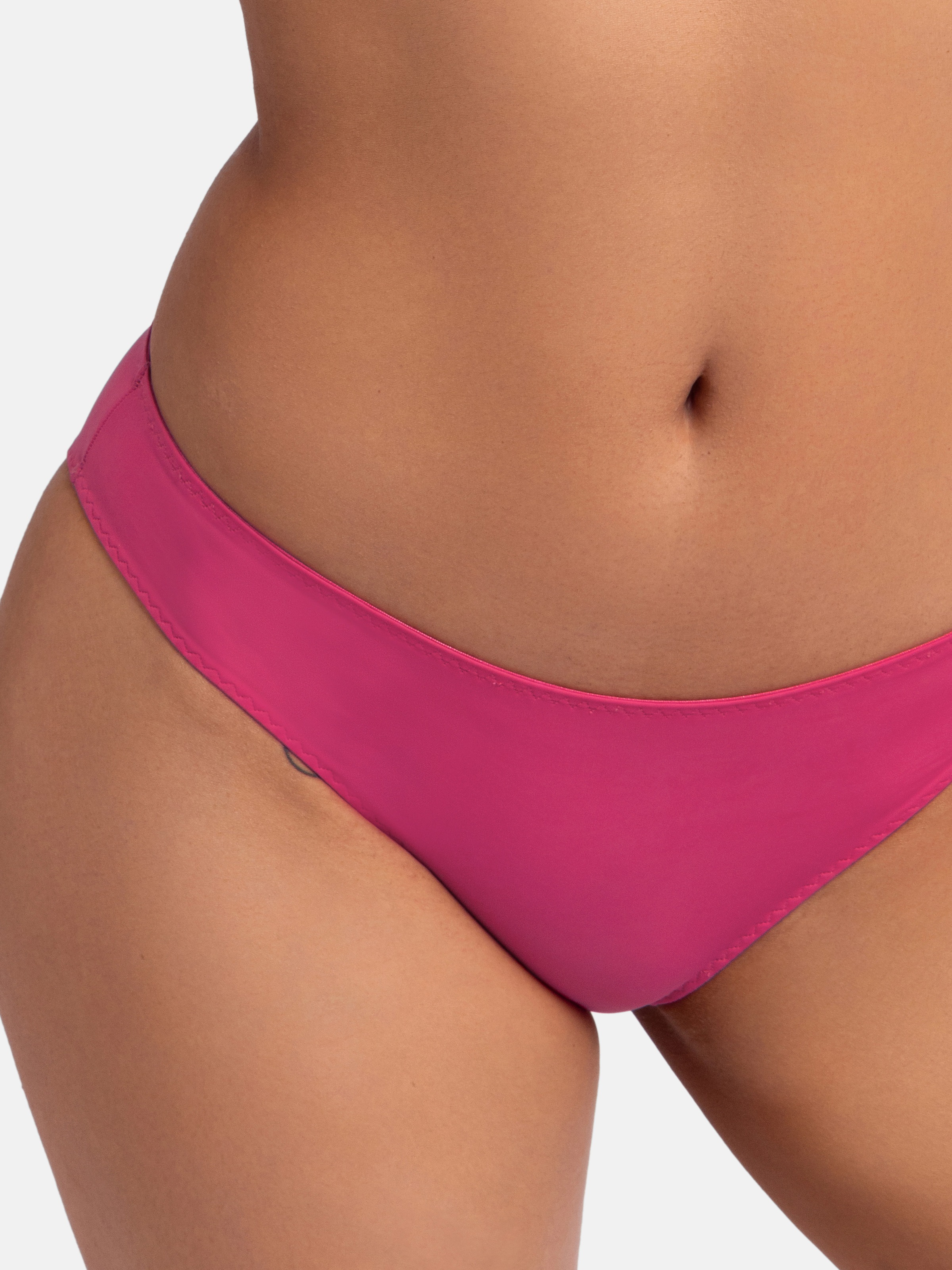 Dorina Slip »MURIEL-2PP«, (2er Pack), Spitzendetails und Uni