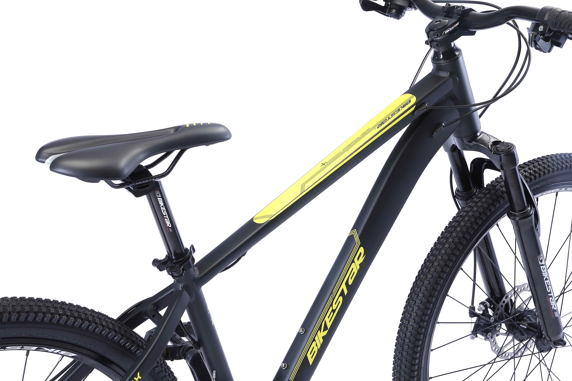 Bikestar Mountainbike, 21 Gang, Shimano, RD-TY300 Schaltwerk, Kettenschaltung, für Damen und Herren, Kettenschaltung
