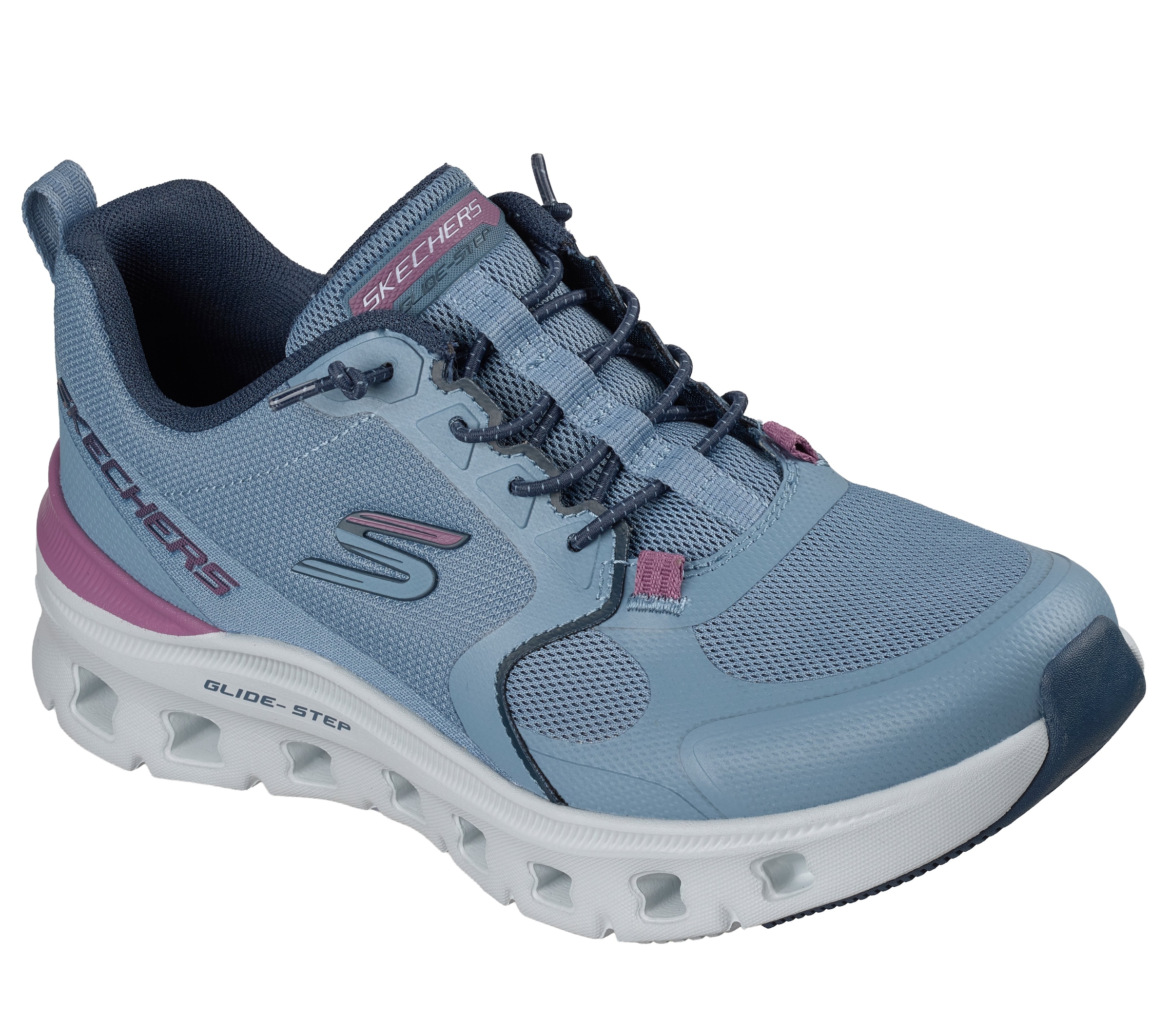 Skechers Slip-On Sneaker "GLIDE-STEP PRO" Schlupfschuh, Halbschuh, Freizeitschuh, mit elastischen Schnürsenkeln