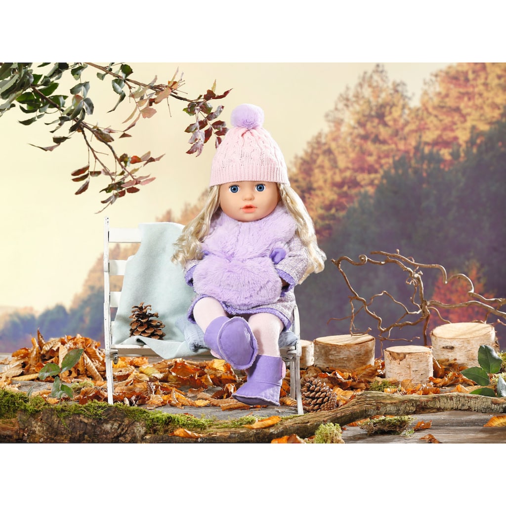 Baby Annabell Puppenkleidung »Deluxe Mantel, 43 cm«, (Set, 5 tlg.)