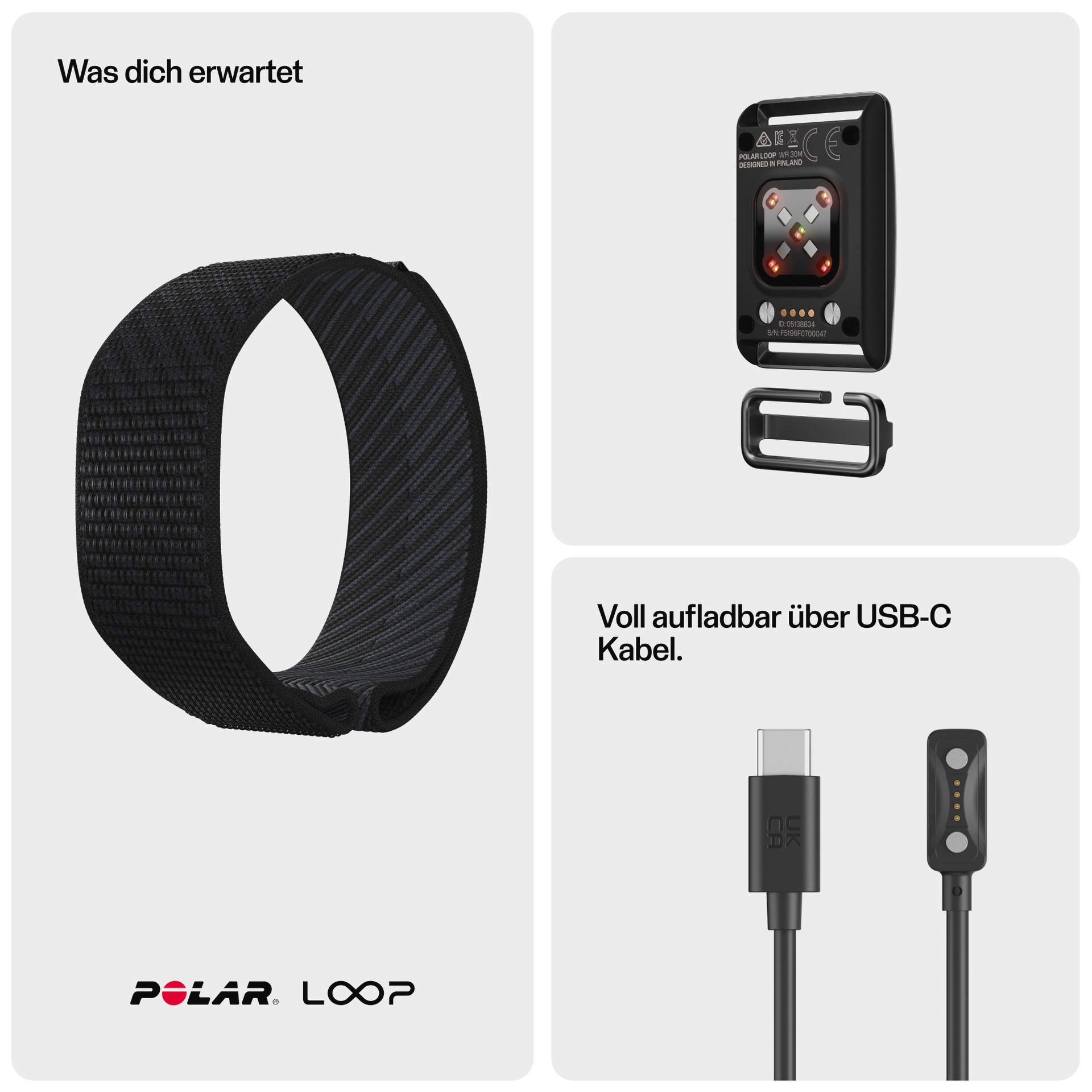 Polar Herzfrequenzsensor »LOOP GEN2 S-L« Sensor ohne Display
