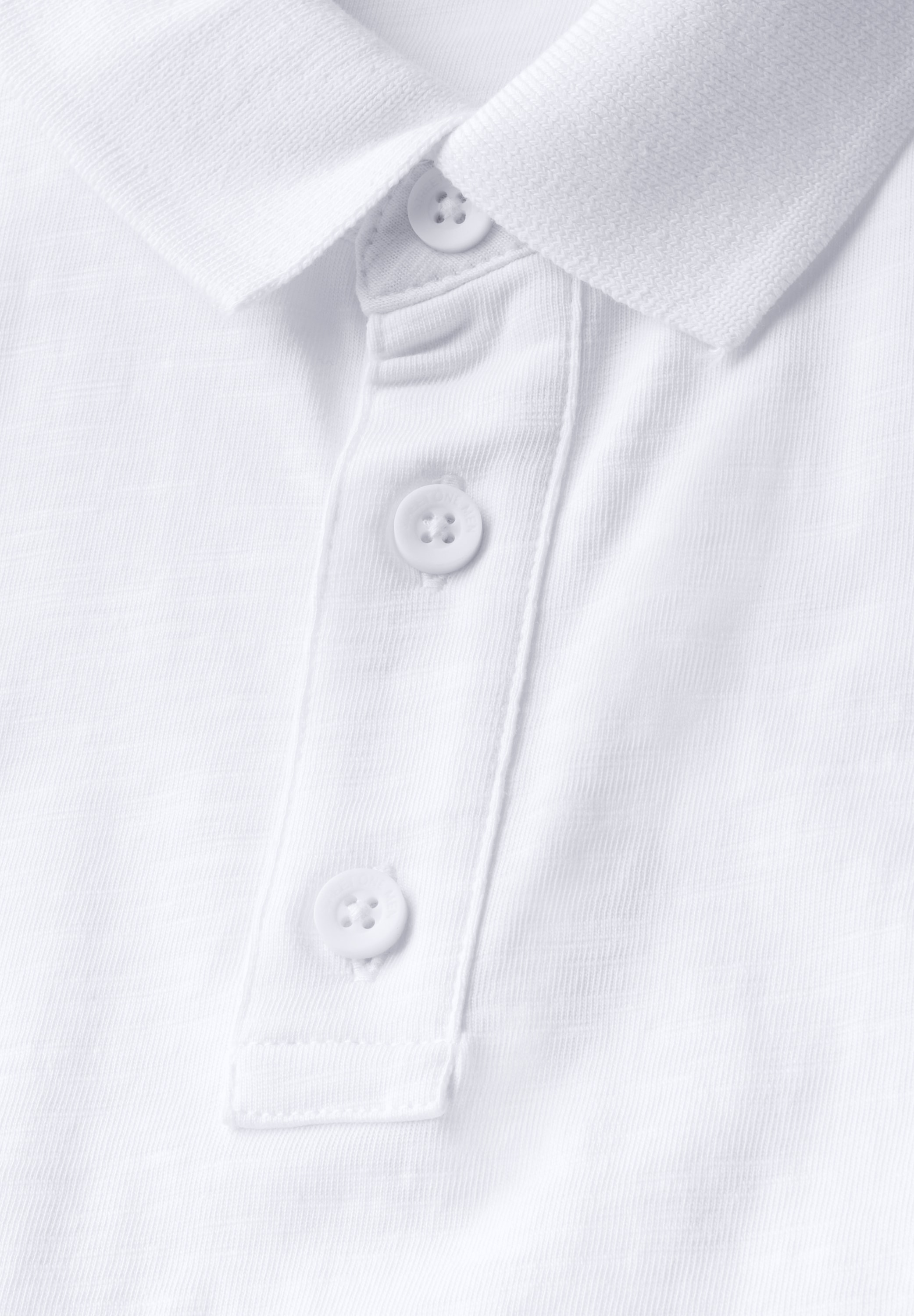 STREET ONE MEN Poloshirt, aus reiner Baumwolle