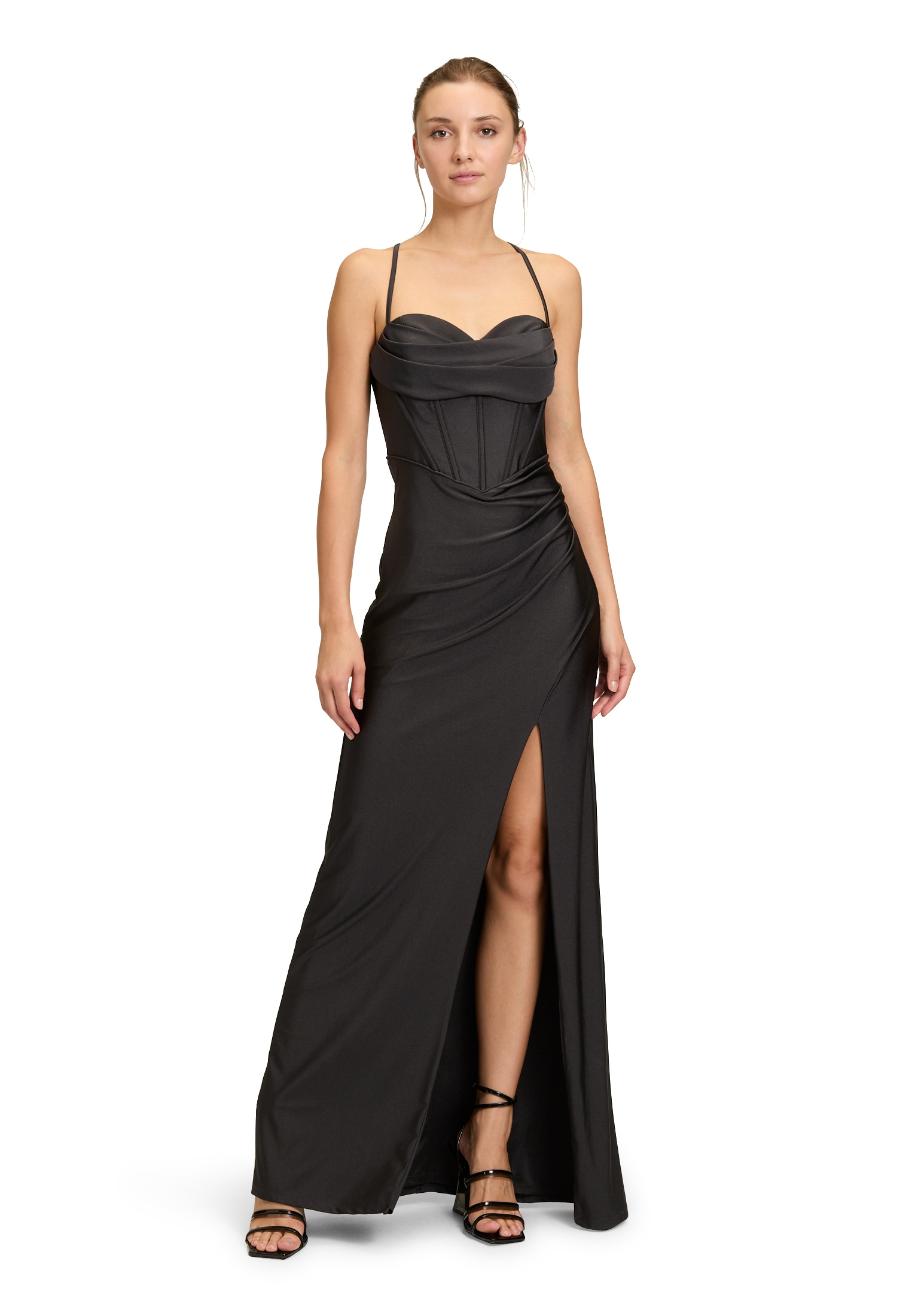 Vera Mont Abendkleid "Damen schmal geschnitten" Ohne Tasche Nahtführung günstig online kaufen