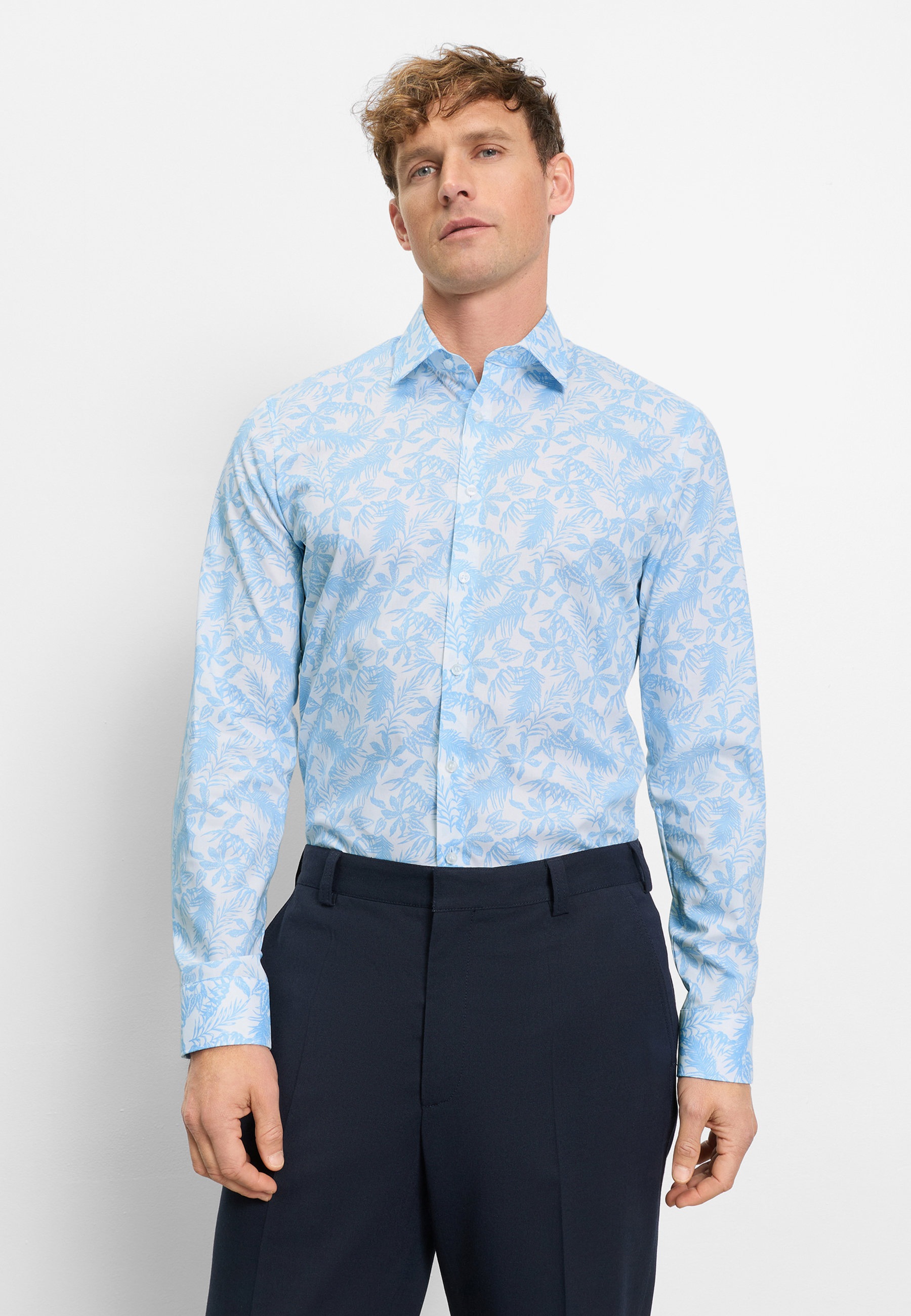 OLYMP No. Six Super Slim Shirt White 41 4