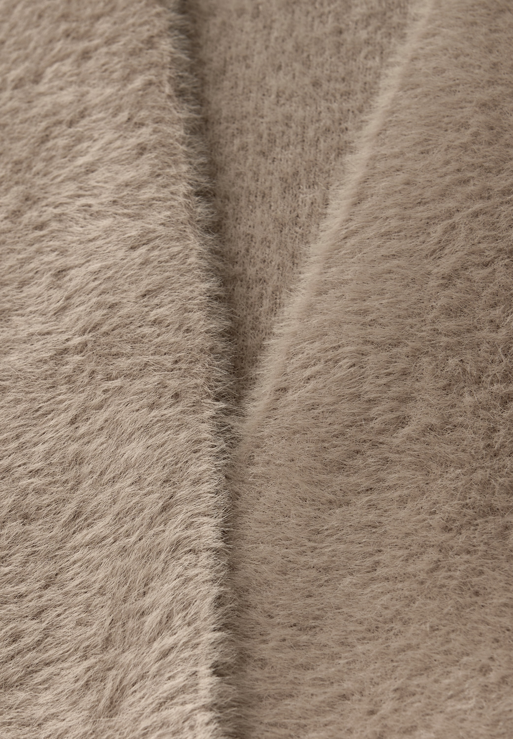 STREET ONE Stehkragenpullover in Unifarbe