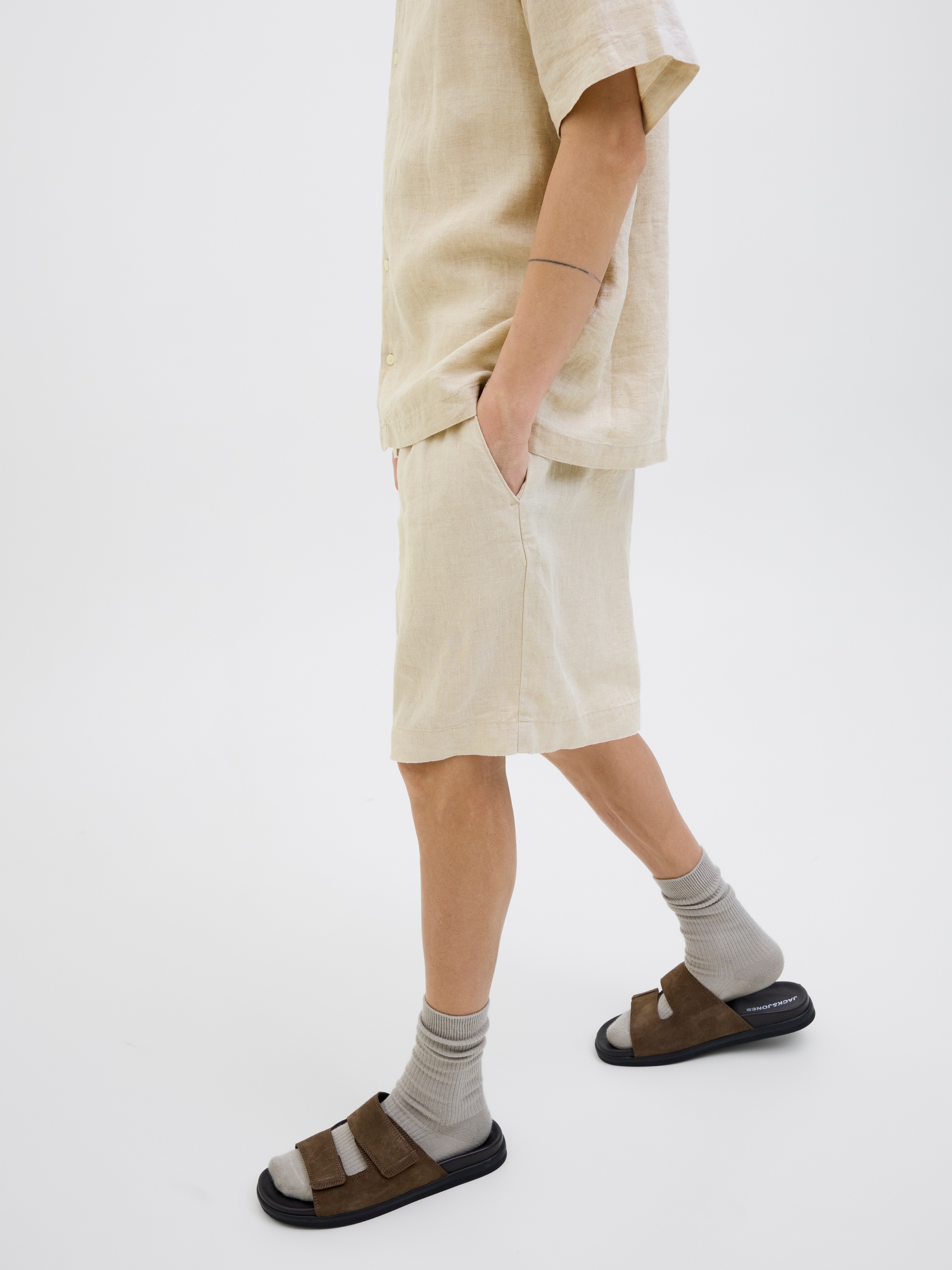 Jack & Jones Shorts "JPSTBILL LAWRENCE LINEN SHORTS SRT LN" günstig online kaufen