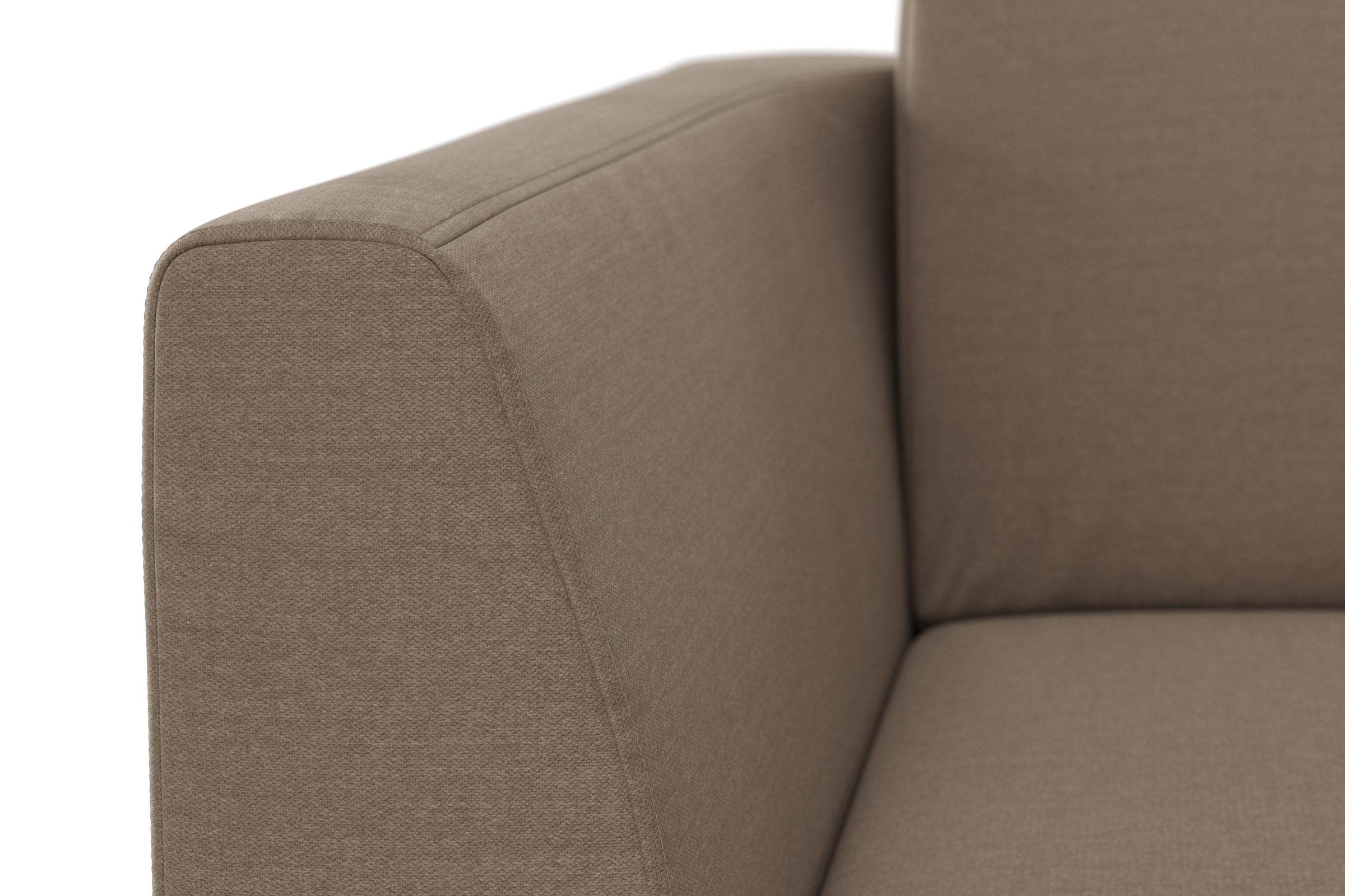 sit&more Ecksofa »Lindholm L-Form«, mit Sitztiefenverstellung und Federkern