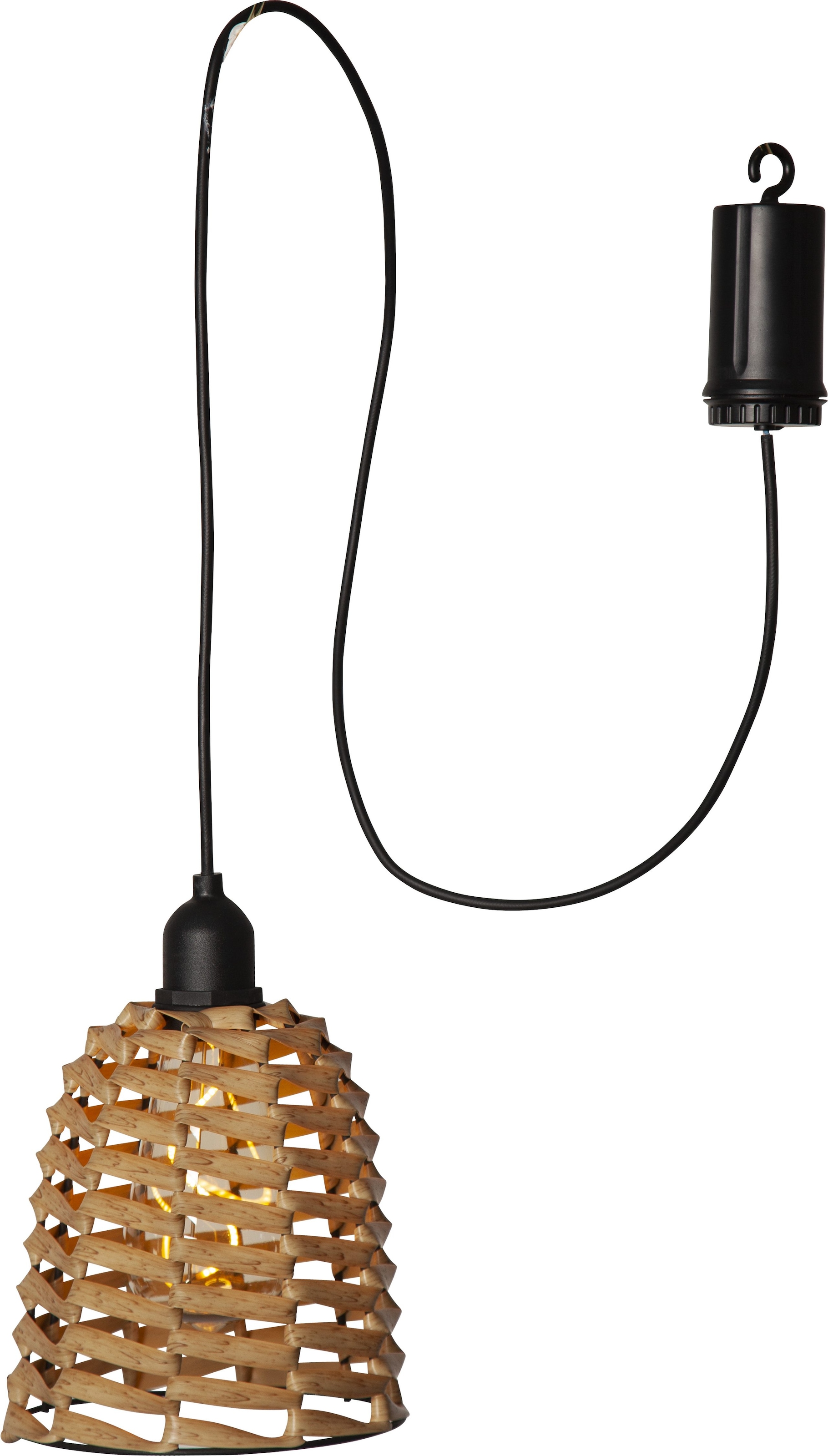 Parforce Traditional Hunting Dekolicht »Außendekoration Twine« LED-Board 1 Stk. Warmweiß Rattan-Optik in PE-Material, warmweißes Filament-Licht, 6/18-h-Timer