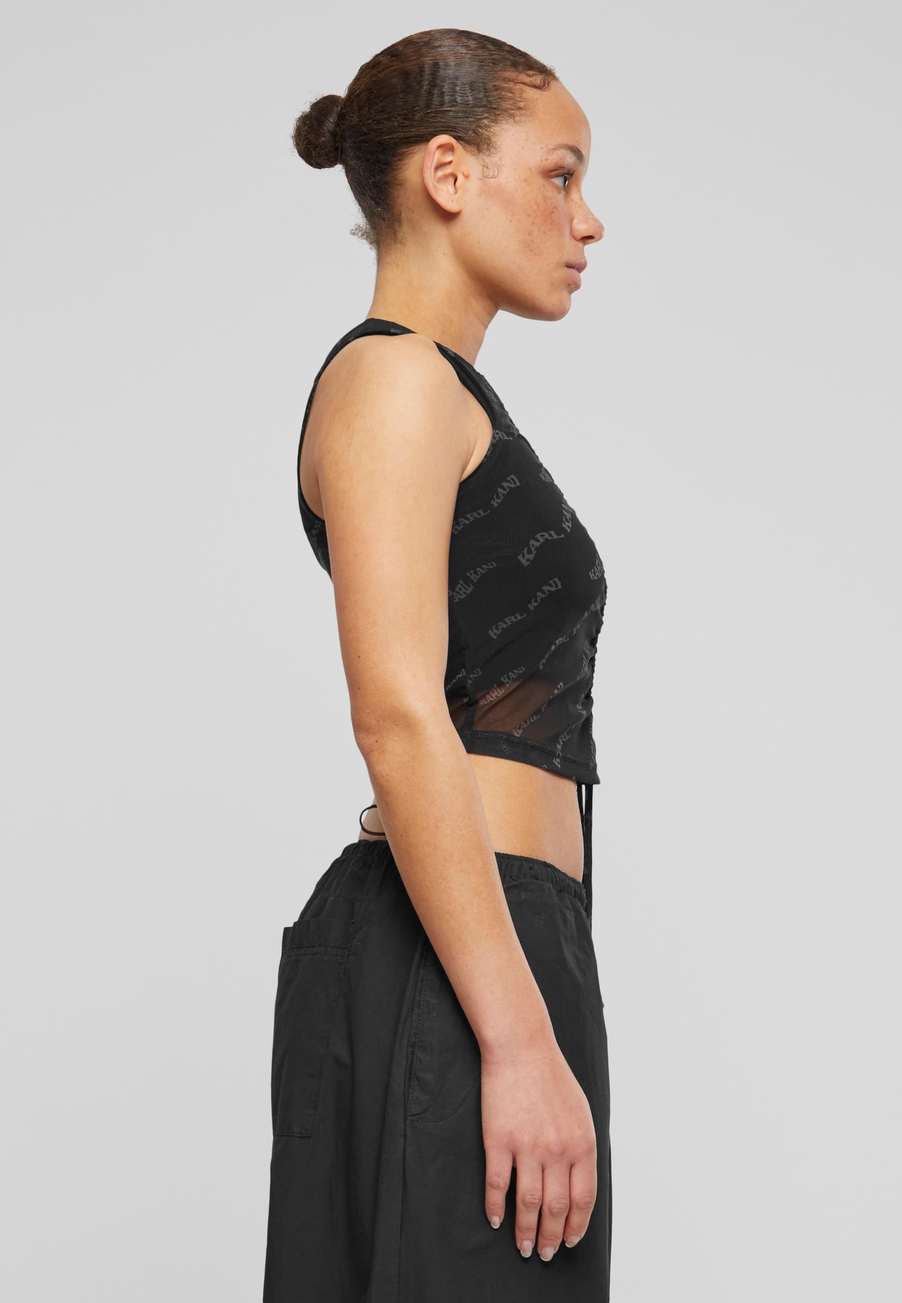 Karl Kani Muskelshirt »Karl Kani Damen KW242-003-2 Chest Signature Gathering Mesh Top«, (1 tlg.)
