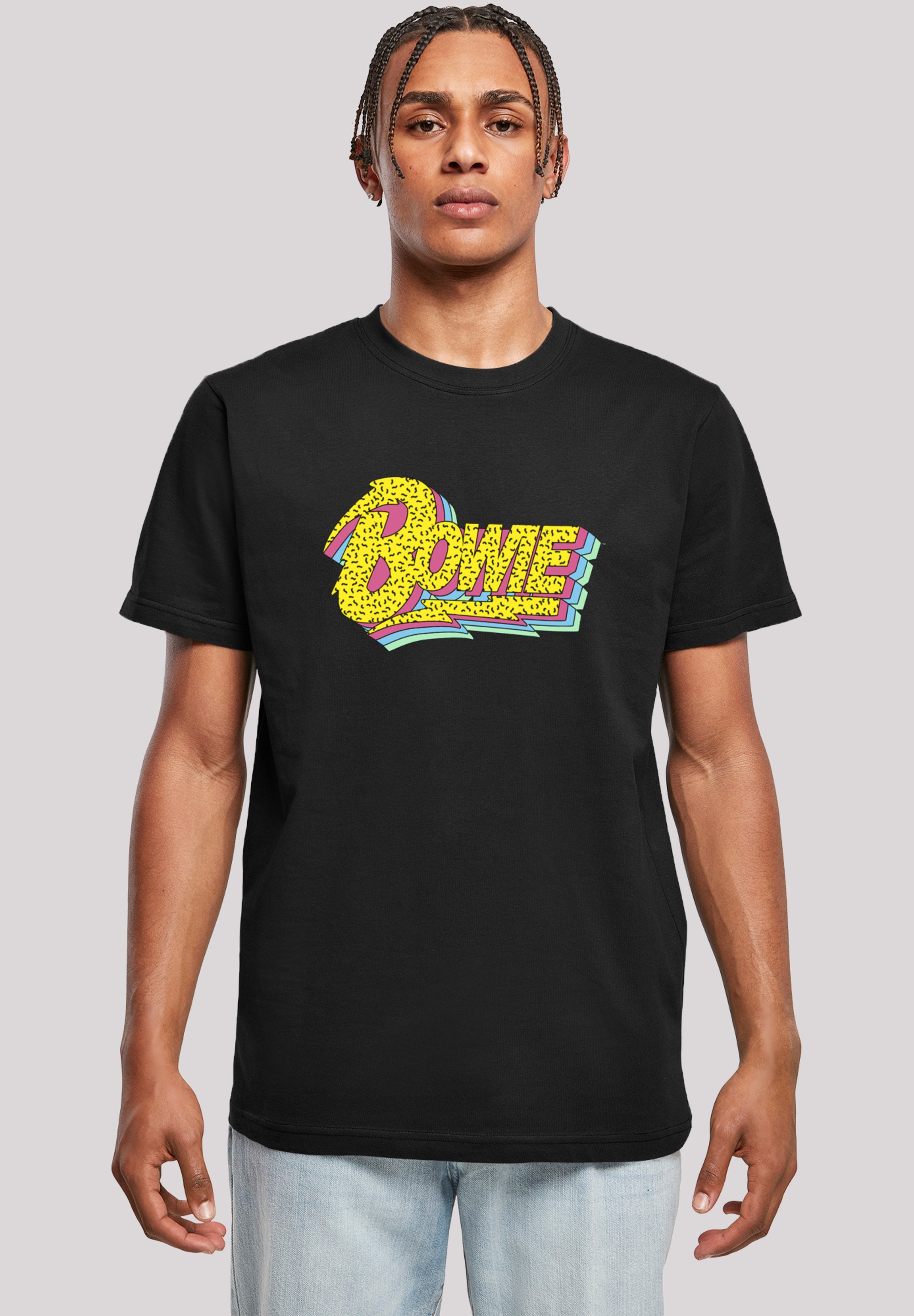 F4NT4STIC T-Shirt "David Bowie Moonlight 90s Logo", Print günstig online kaufen