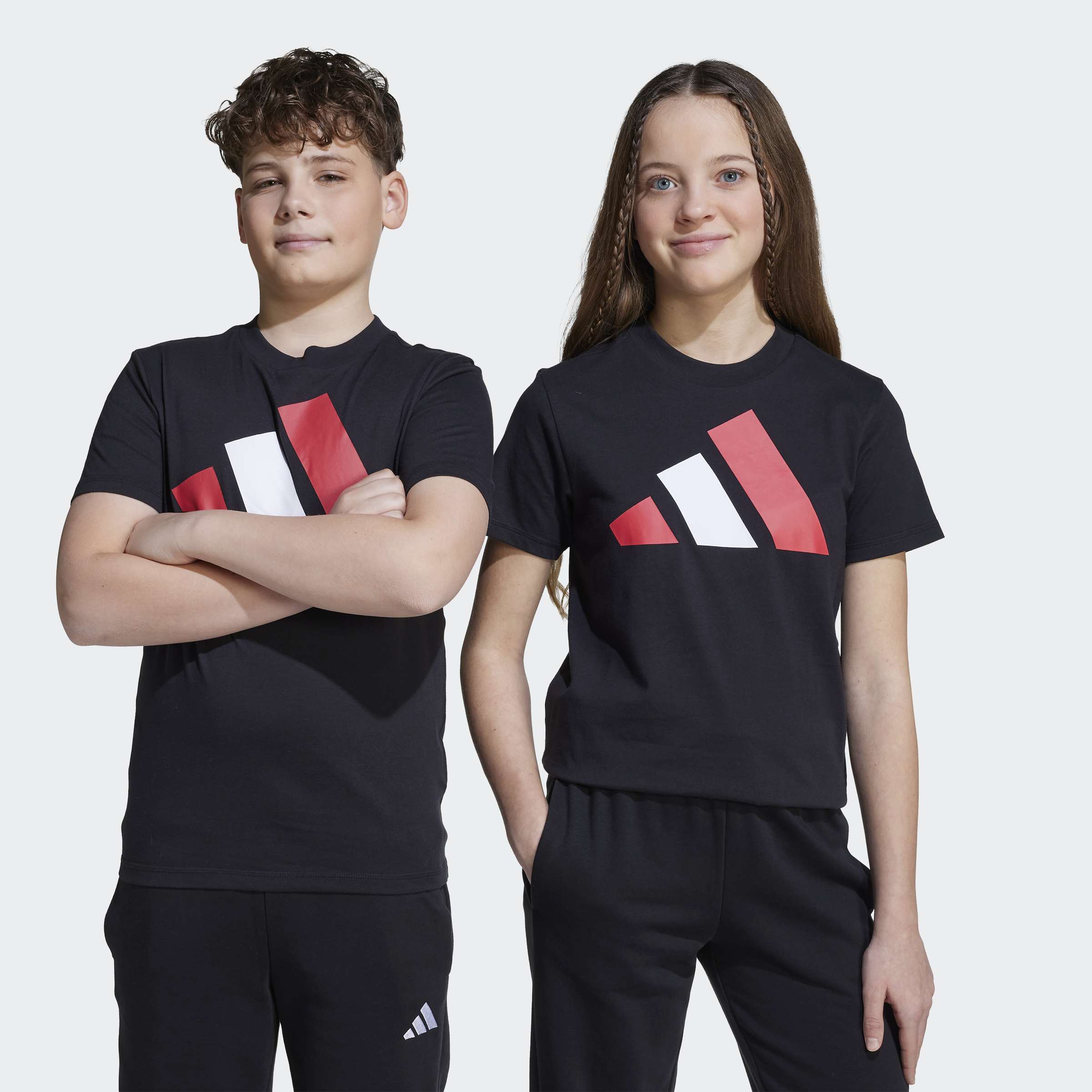 adidas Sportswear T-Shirt "J BL TEE 160" für Kinder und Teens, mit Rundhalsausschnitt, aus 100 % Baumwolle