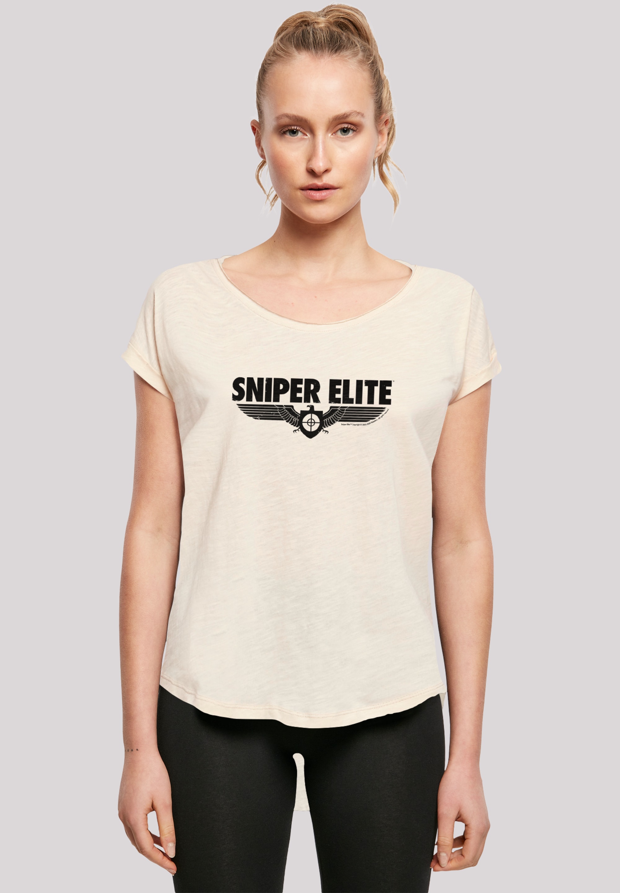 F4NT4STIC T-Shirt "Sniper Elite Black Logo", Premium Qualität günstig online kaufen